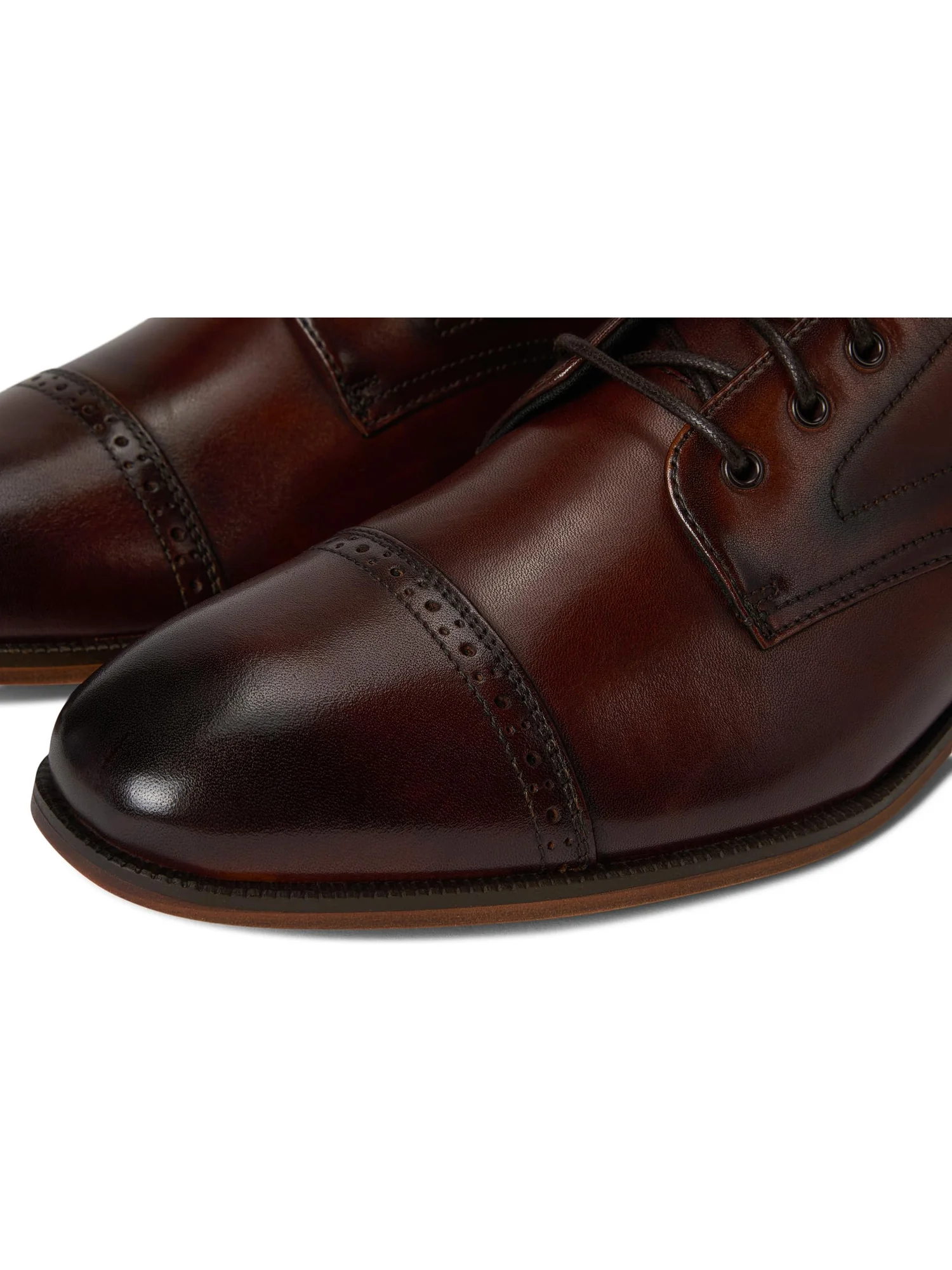 Ботинки Stacy Adams Henry Cap Toe Lace-Up Boot — изображение 6 из 7, коричневый