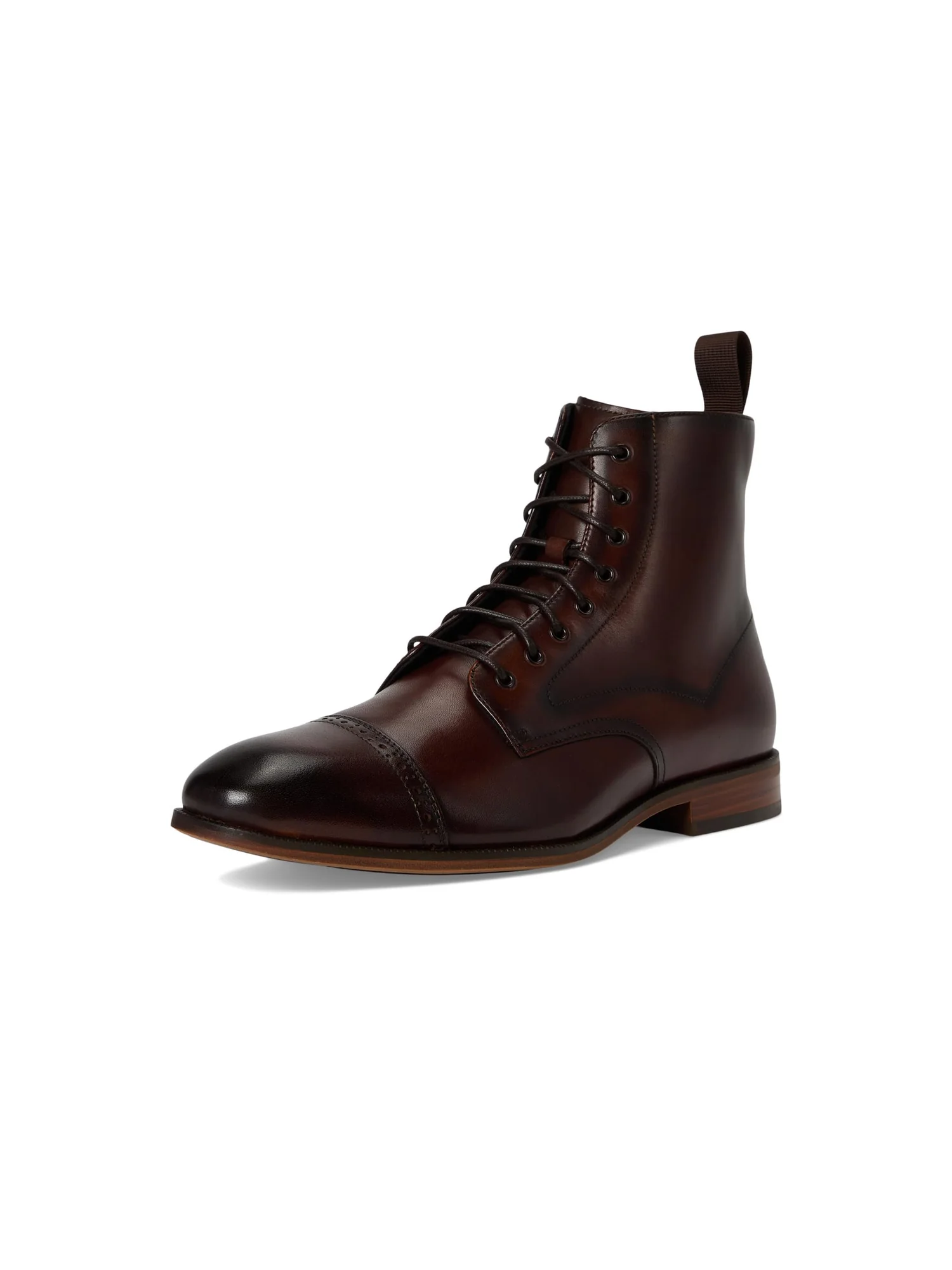 Ботинки Stacy Adams Henry Cap Toe Lace-Up Boot — изображение 7 из 7, коричневый