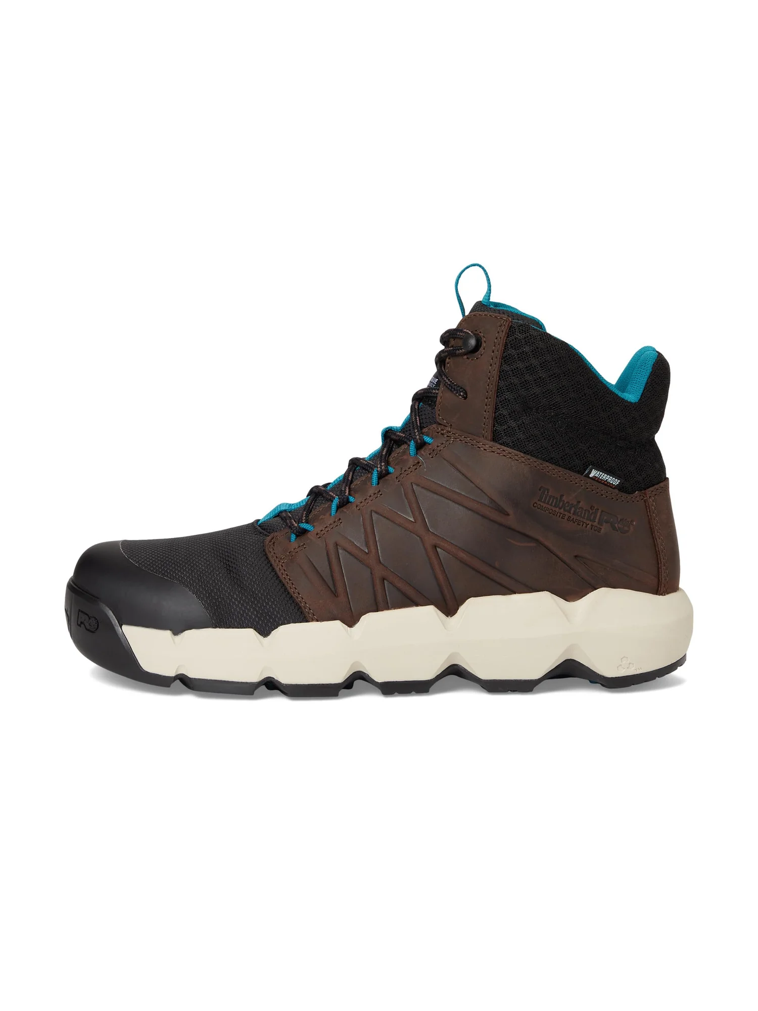 Ботинки мужские Timberland PRO Morphix водонепроницаемые комбинированные — изображение 4 из 7, коричнево-голубой