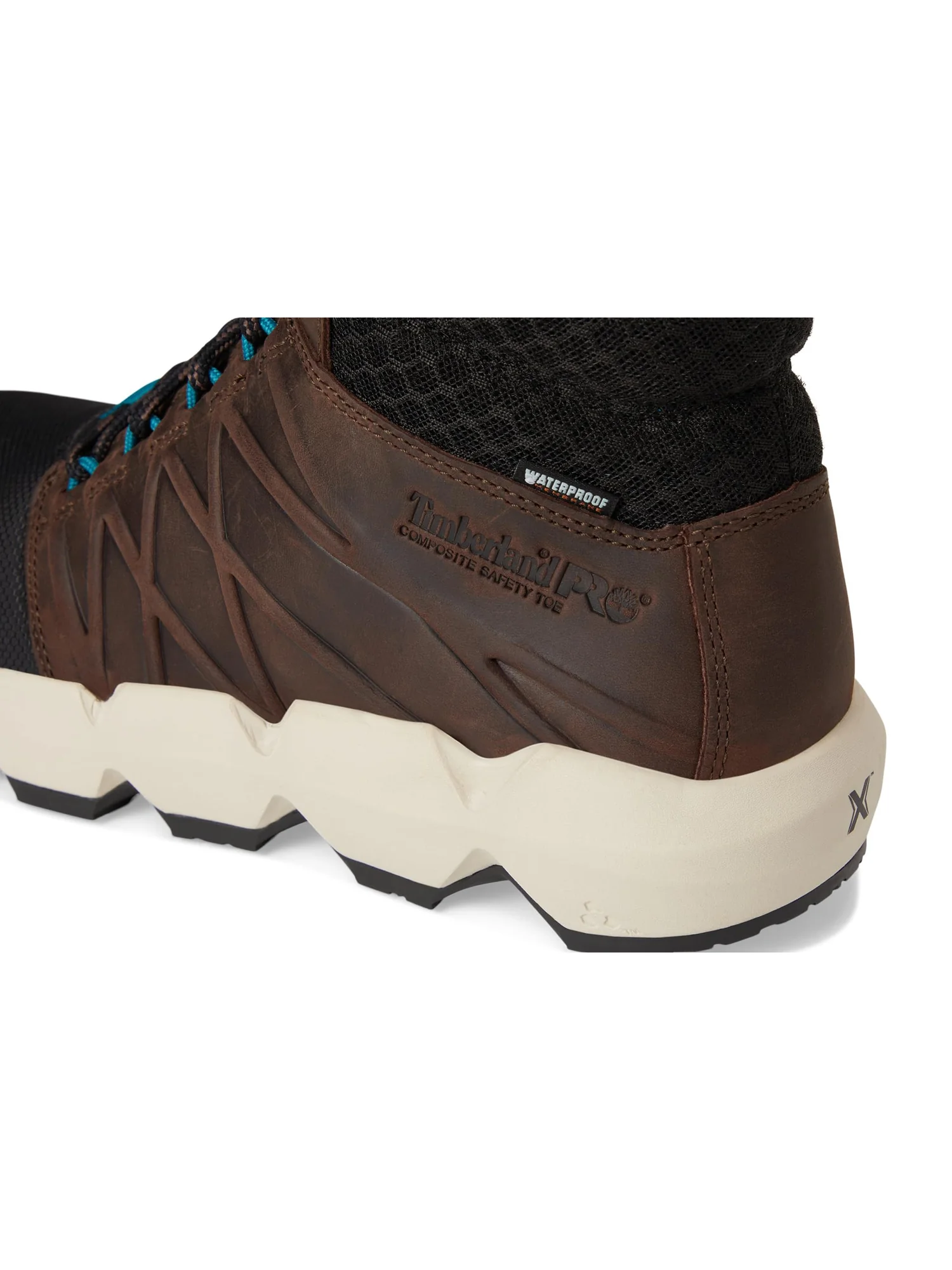 Ботинки мужские Timberland PRO Morphix водонепроницаемые комбинированные — изображение 6 из 7, коричнево-голубой