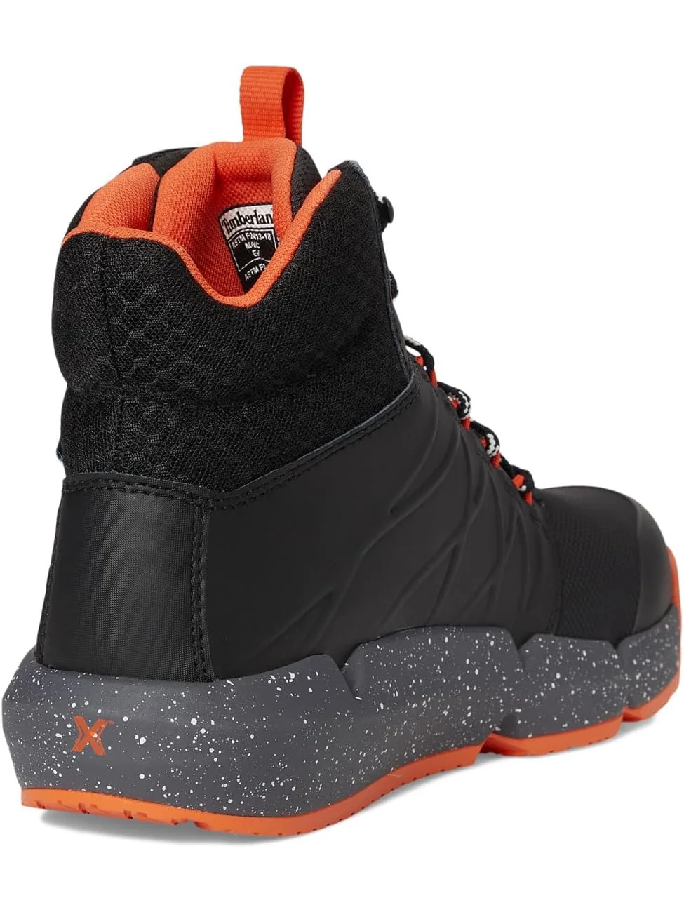 Ботинки мужские Timberland PRO Morphix водонепроницаемые с композитным подноском — изображение 5 из 7, черно-оранжевый