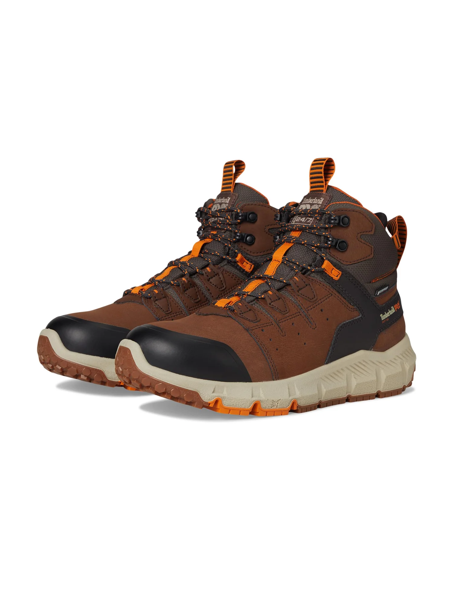 Ботинки мужские Timberland PRO Tempe Soft Toe водонепроницаемые — изображение 1 из 7, коричневый