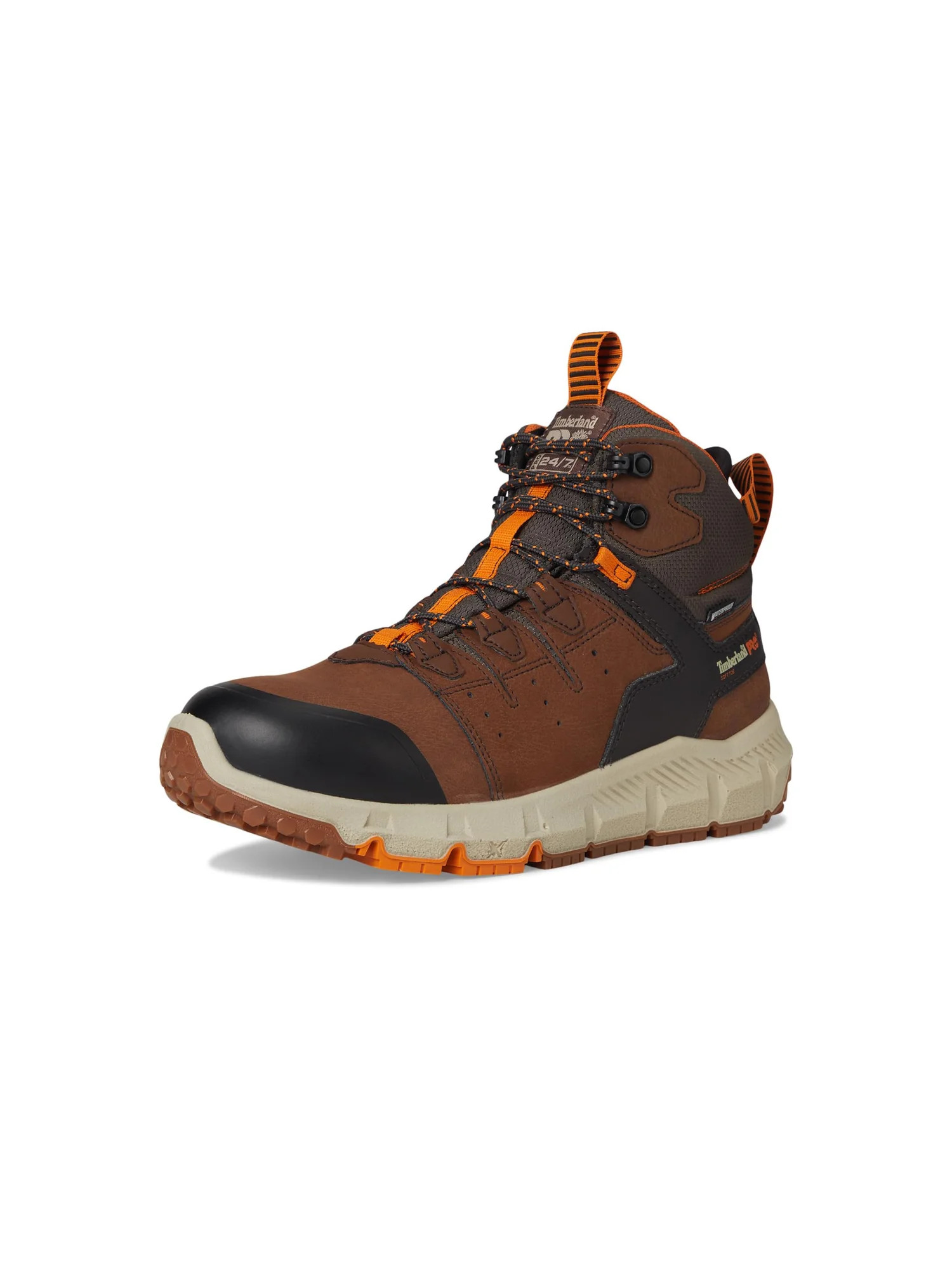 Ботинки мужские Timberland PRO Tempe Soft Toe водонепроницаемые — изображение 7 из 7, коричневый