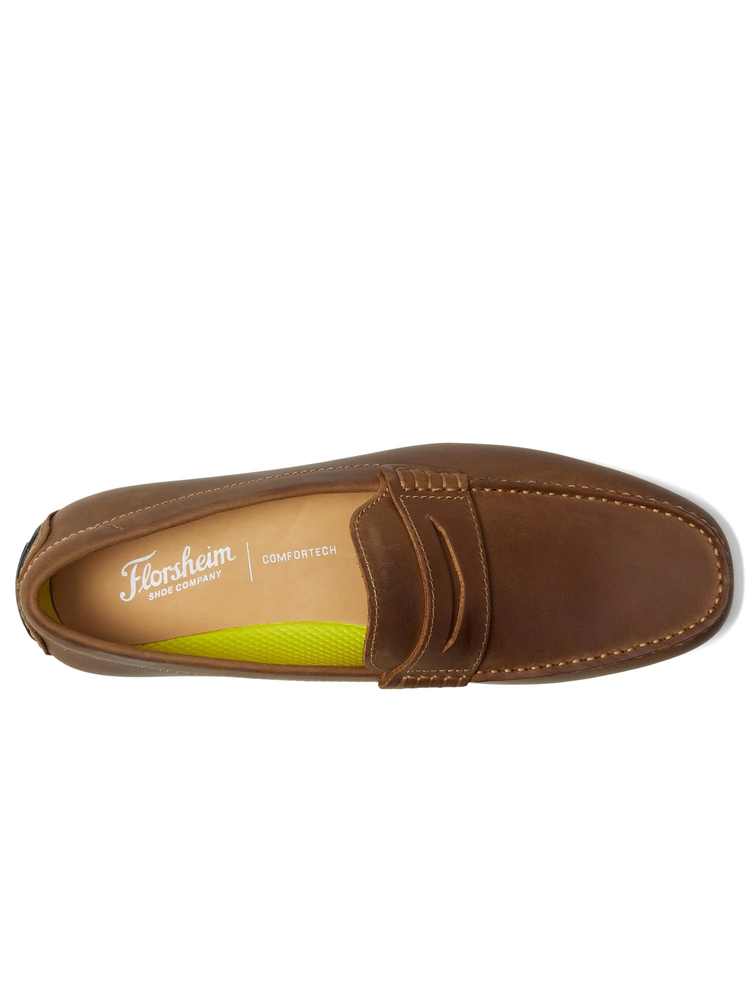 Лоферы Florsheim Motor Smooth Moc Toe Penny Driver — изображение 2 из 7, коричневый