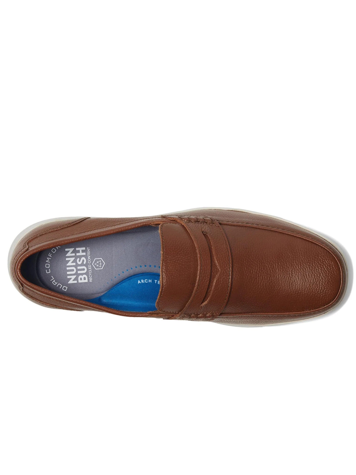 Лоферы Nunn Bush Luca Moccasin Toe Penny Loafer Lightweight Comfortable Slip-On — изображение 2 из 7, коричневый