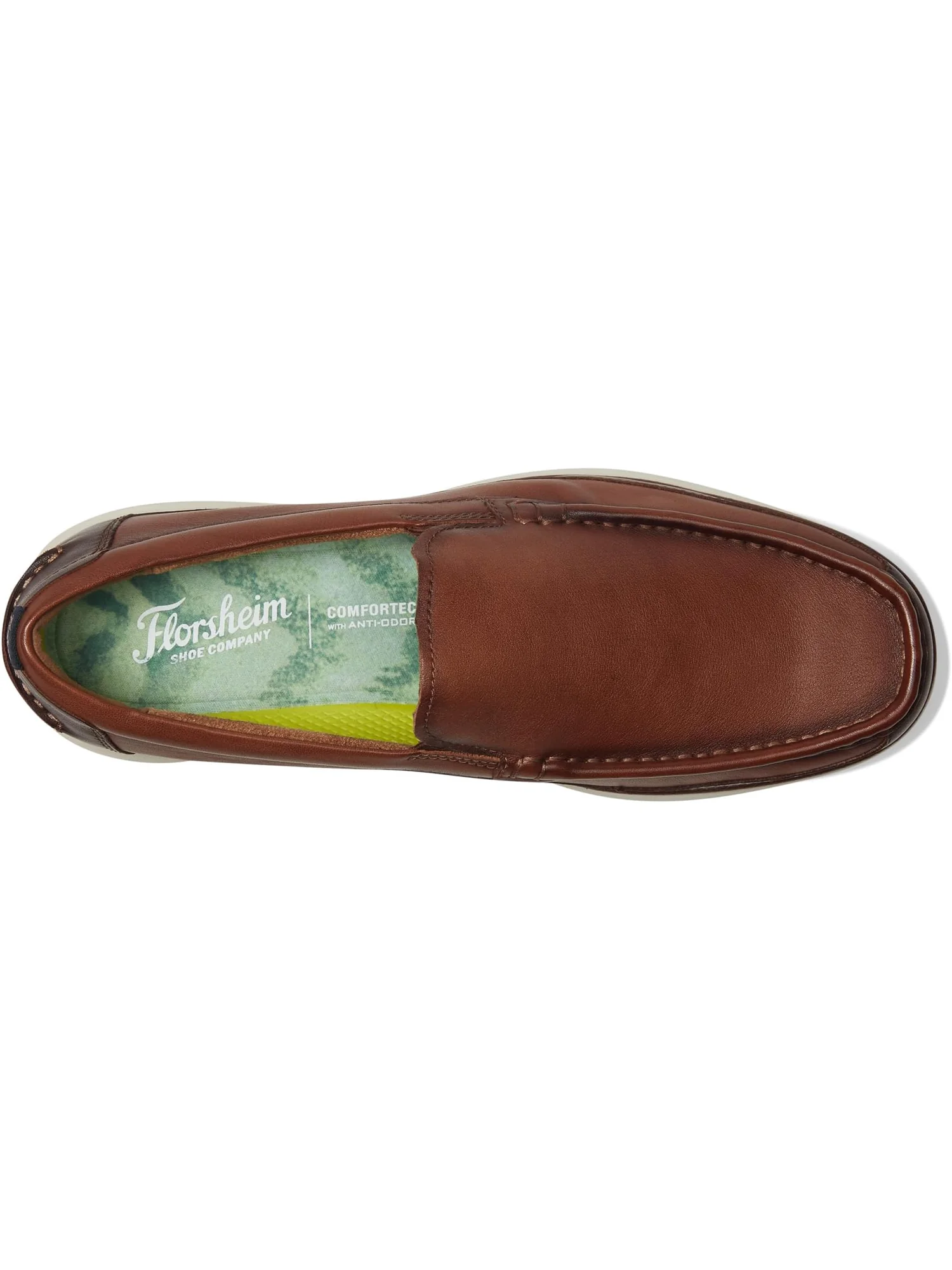 Лоферы Florsheim Tropics Moc Toe Venetian Slip-On — изображение 2 из 7, коньячный мульти