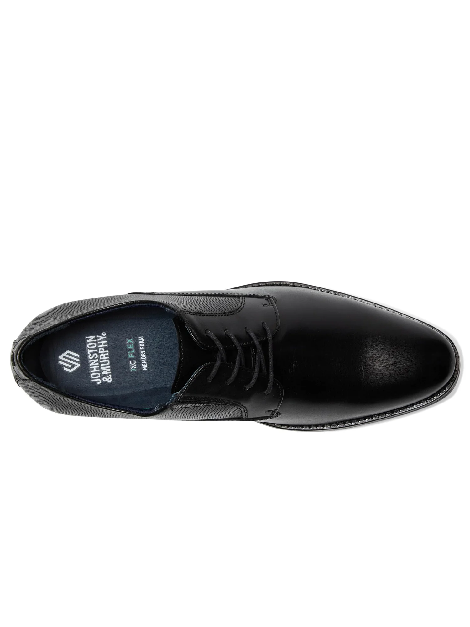 Оксфорды Johnston & Murphy Landry Embossed Plain Toe — изображение 2 из 7, черный