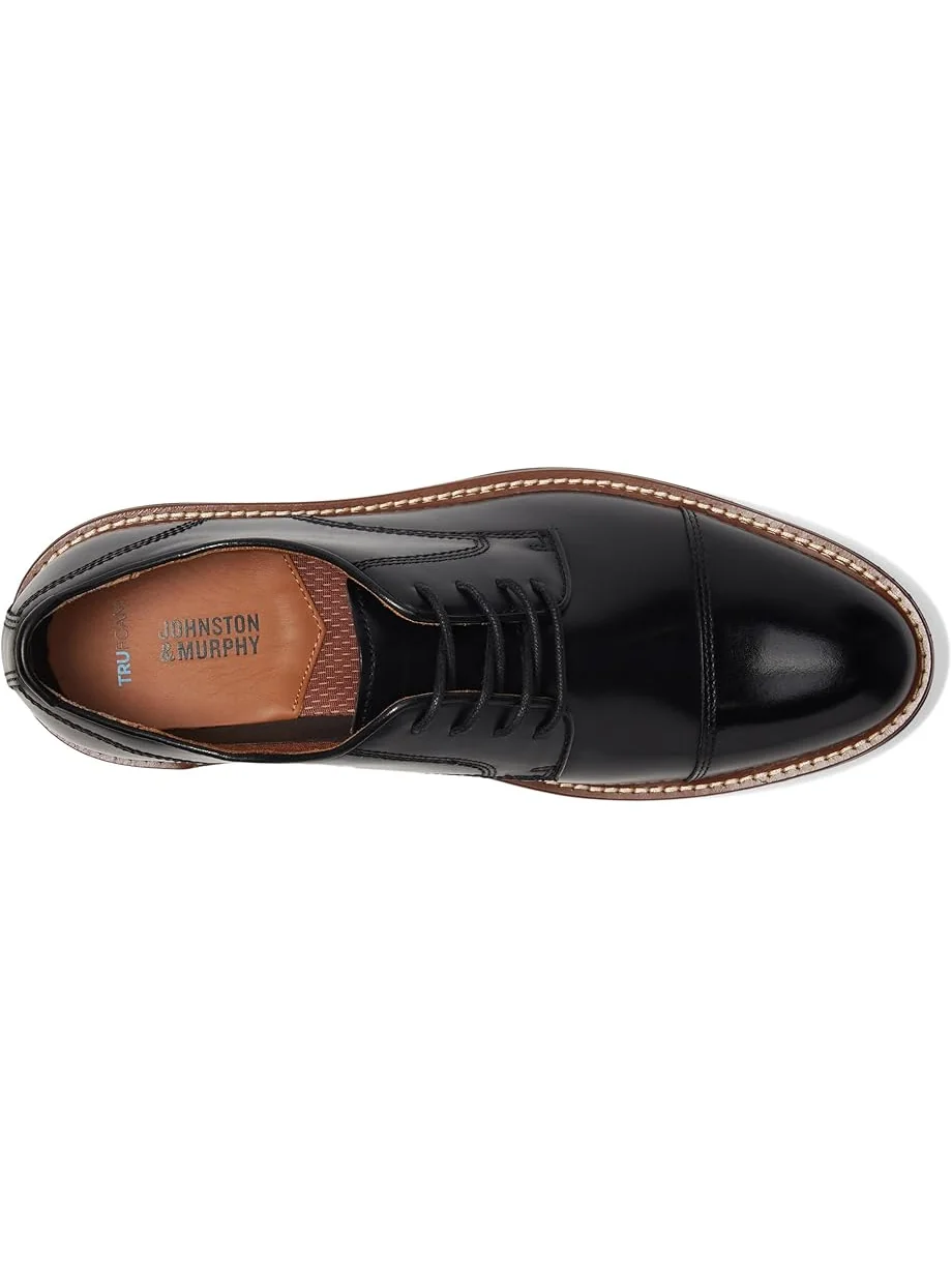 Оксфорды Johnston & Murphy Upton Cap Toe — изображение 2 из 7, черный