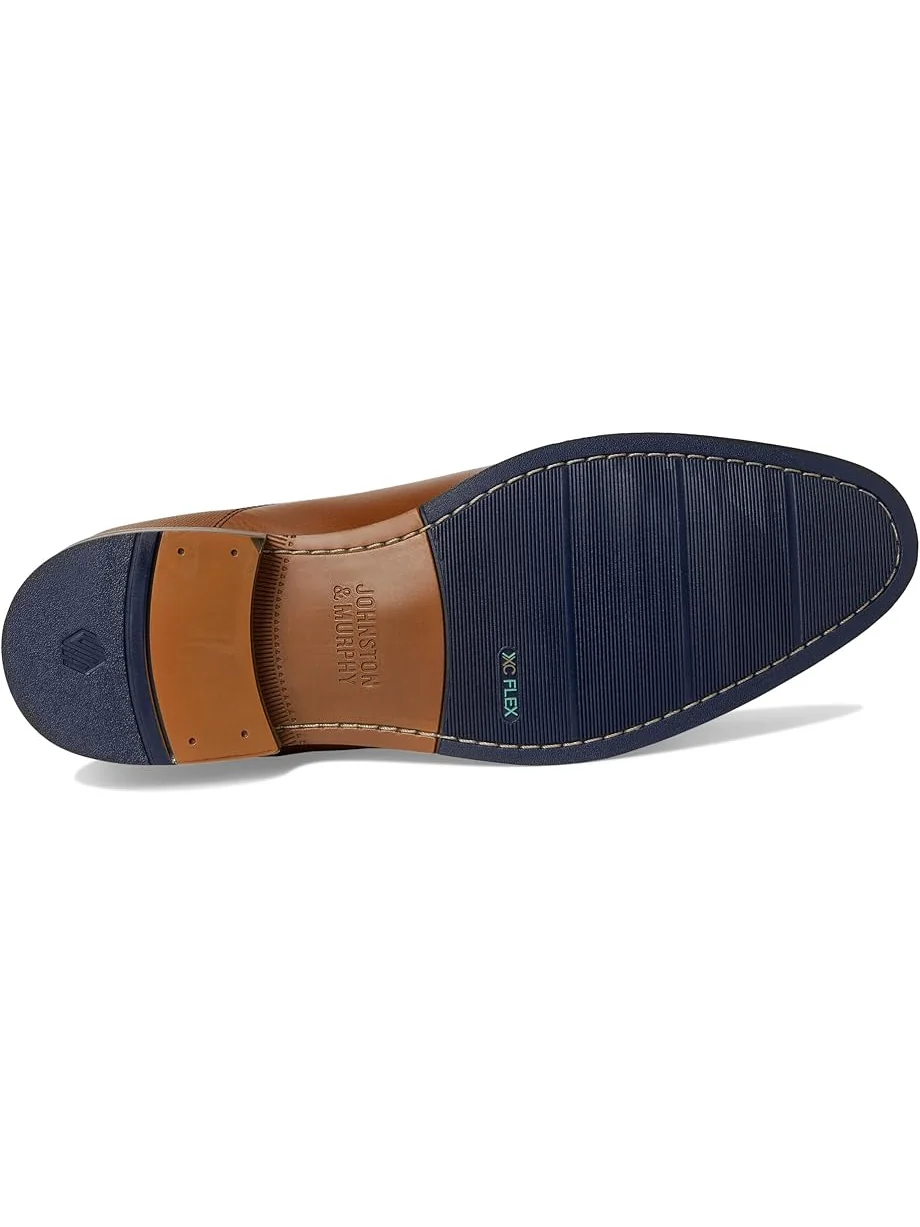 Оксфорды Johnston & Murphy Landry Embossed Cap Toe — изображение 3 из 7, бежевый