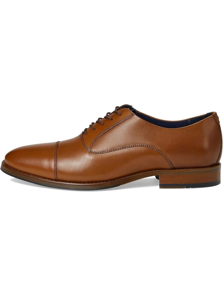 Оксфорды Johnston & Murphy Landry Embossed Cap Toe — изображение 4 из 7, бежевый