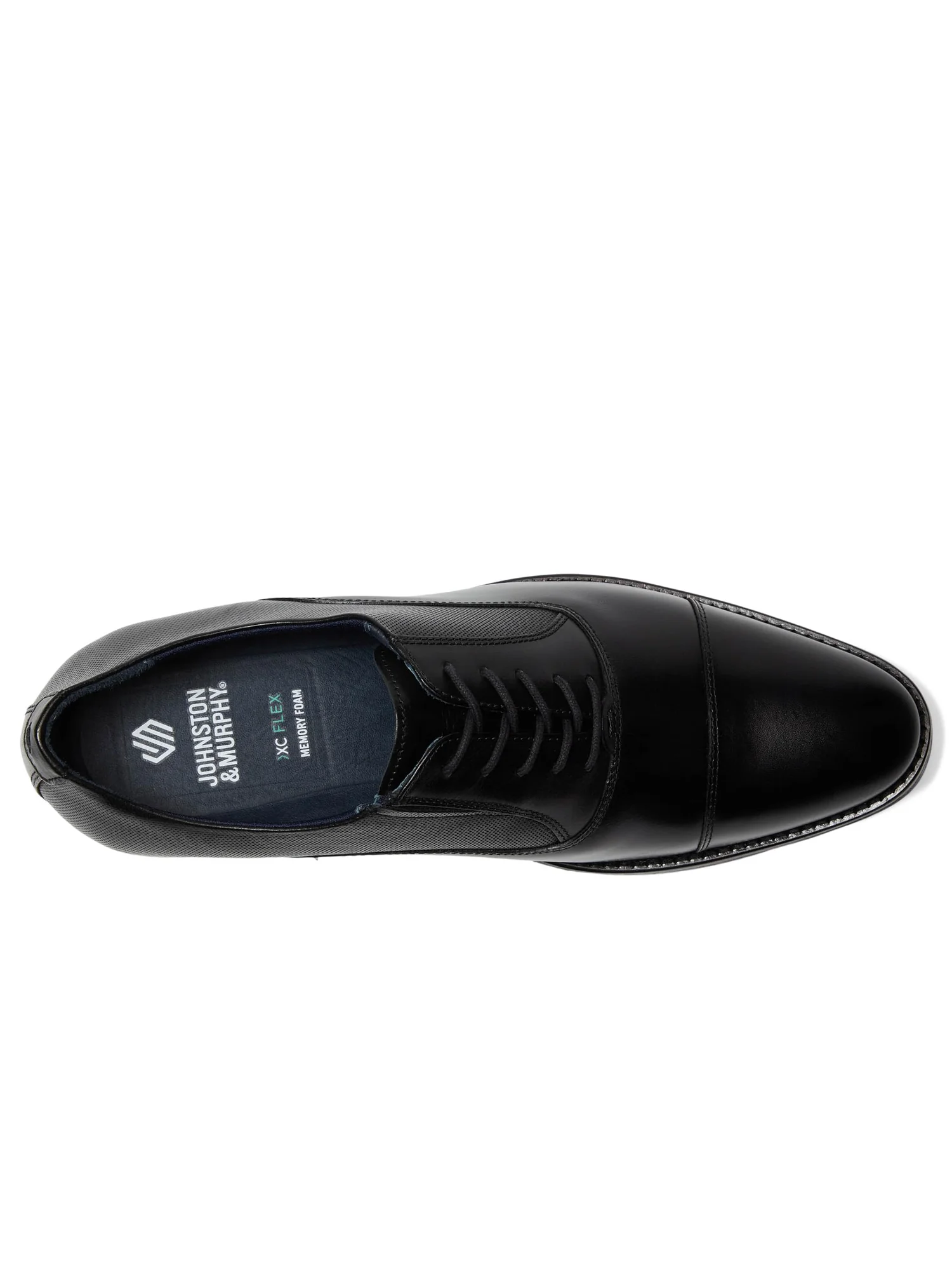Оксфорды Johnston & Murphy Landry Embossed Cap Toe — изображение 2 из 7, черный