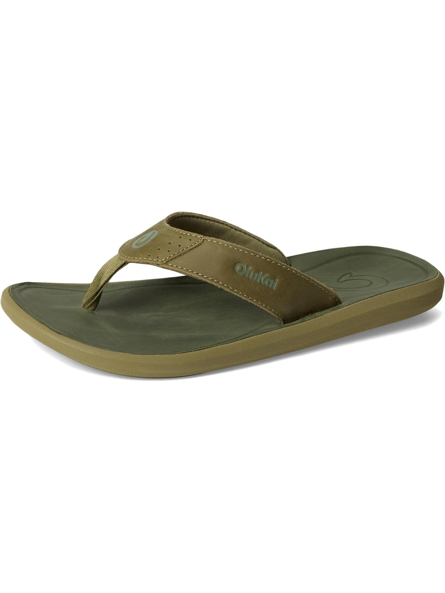 Сандалии OluKai Men's Pili — изображение 7 из 7, глубокий зеленый