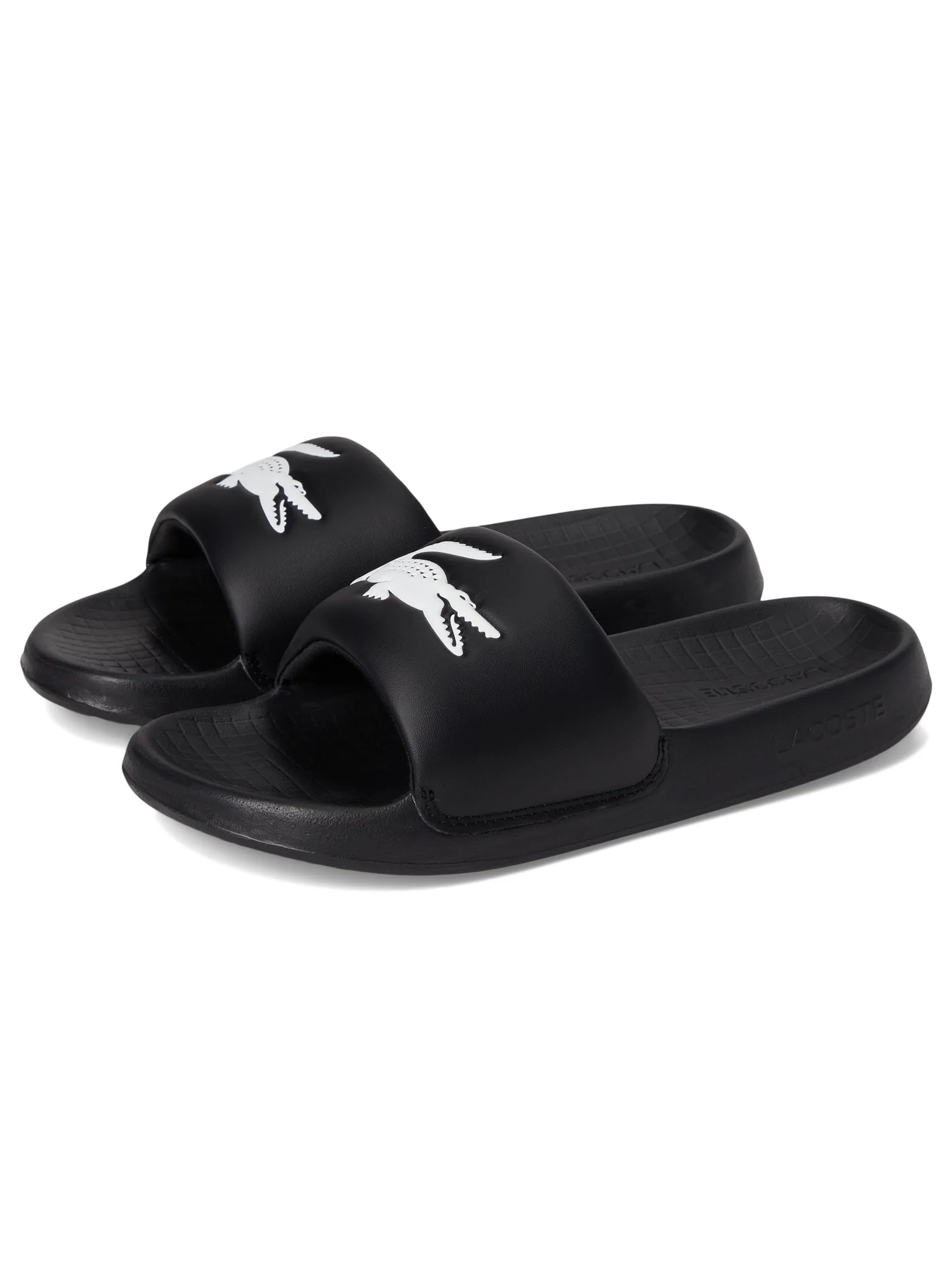 Сандалии Lacoste Serve Slide 1.0 — изображение 1 из 7, черный/белый