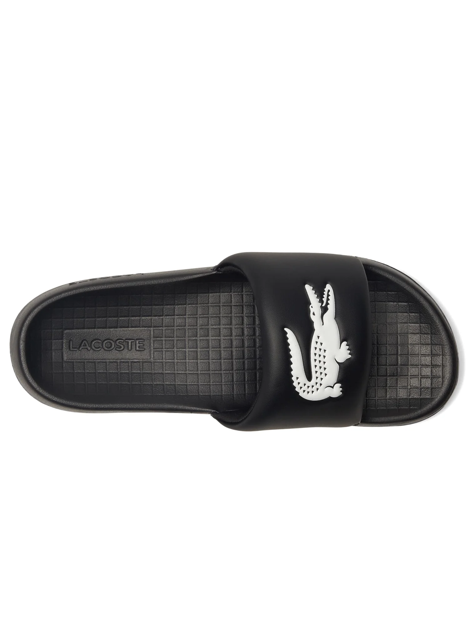 Сандалии Lacoste Serve Slide 1.0 — изображение 2 из 7, черный/белый