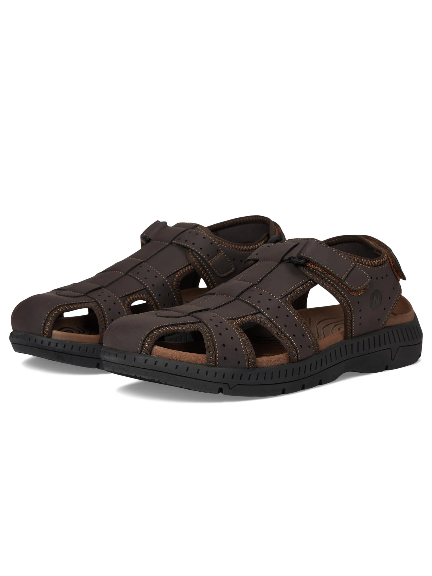 Сандалии Nunn Bush Lauguna Closed Toe Fisherman Sport River Lightweight Sandals — изображение 1 из 7, коричневый
