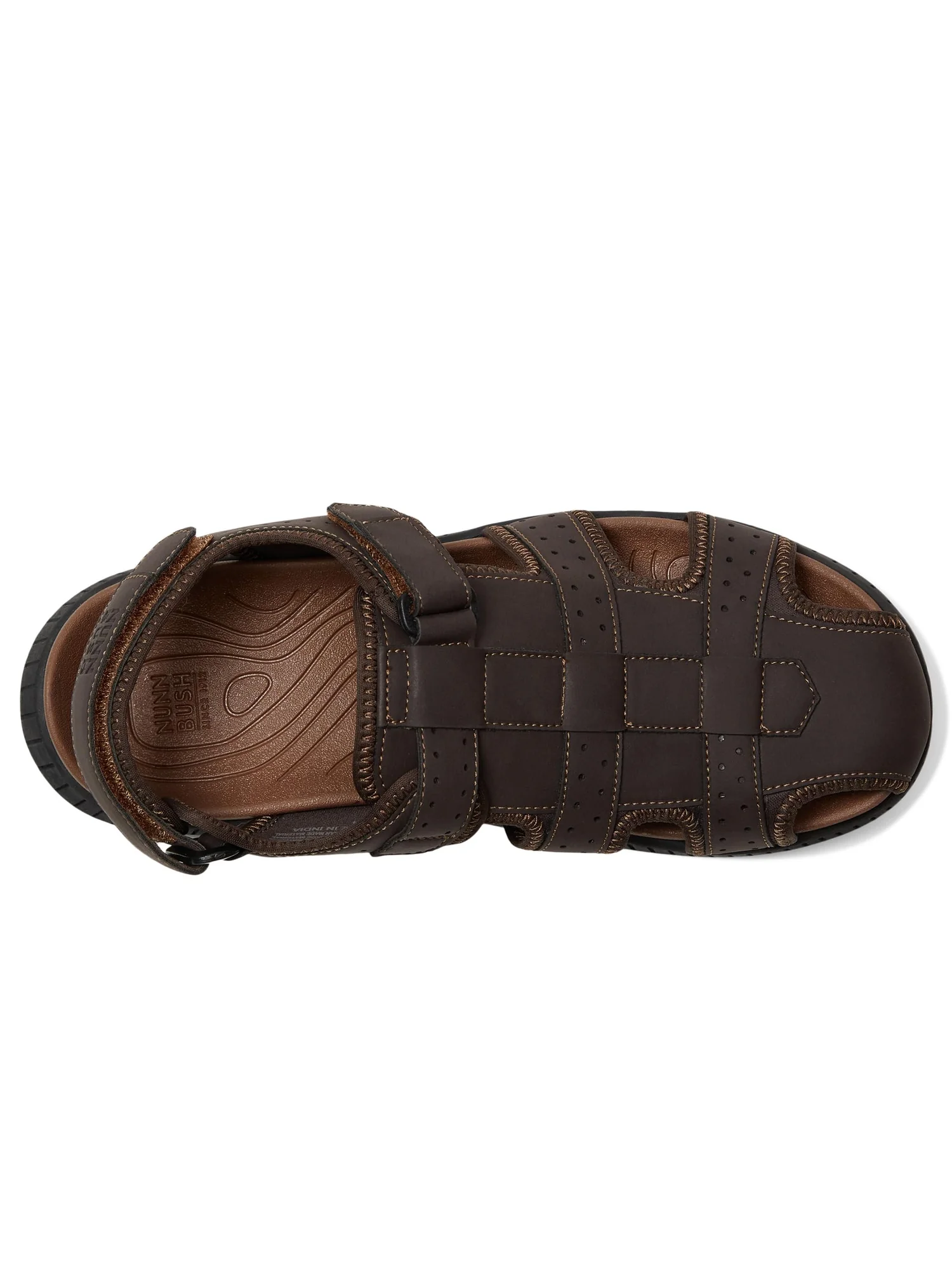 Сандалии Nunn Bush Lauguna Closed Toe Fisherman Sport River Lightweight Sandals — изображение 2 из 7, коричневый