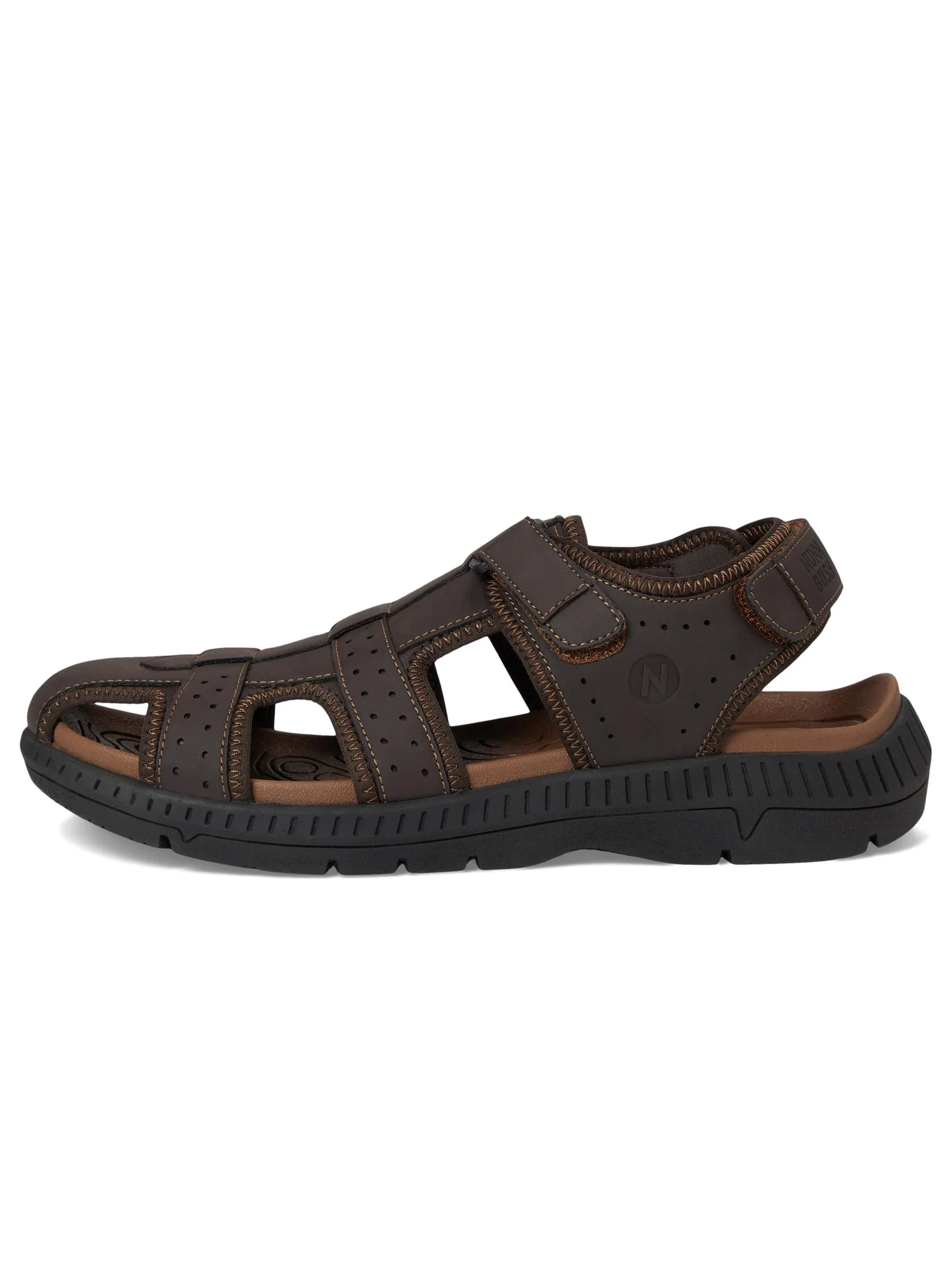 Сандалии Nunn Bush Lauguna Closed Toe Fisherman Sport River Lightweight Sandals — изображение 4 из 7, коричневый