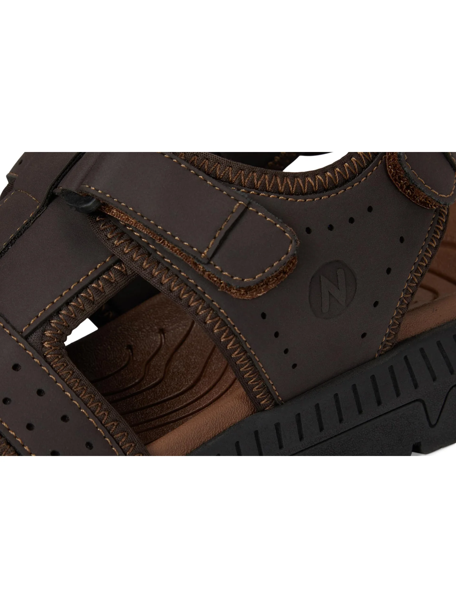 Сандалии Nunn Bush Lauguna Closed Toe Fisherman Sport River Lightweight Sandals — изображение 6 из 7, коричневый