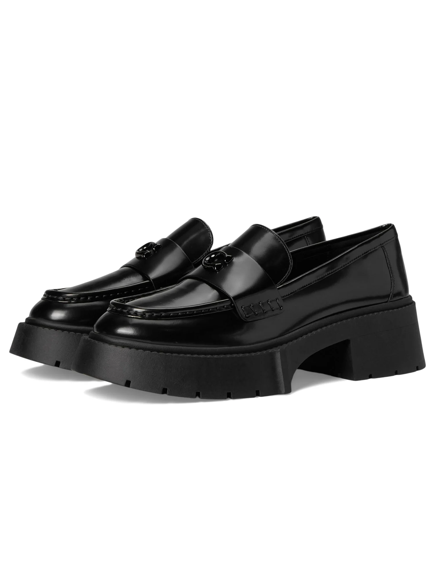 Лоферы COACH Leah Platform Loafer — черный