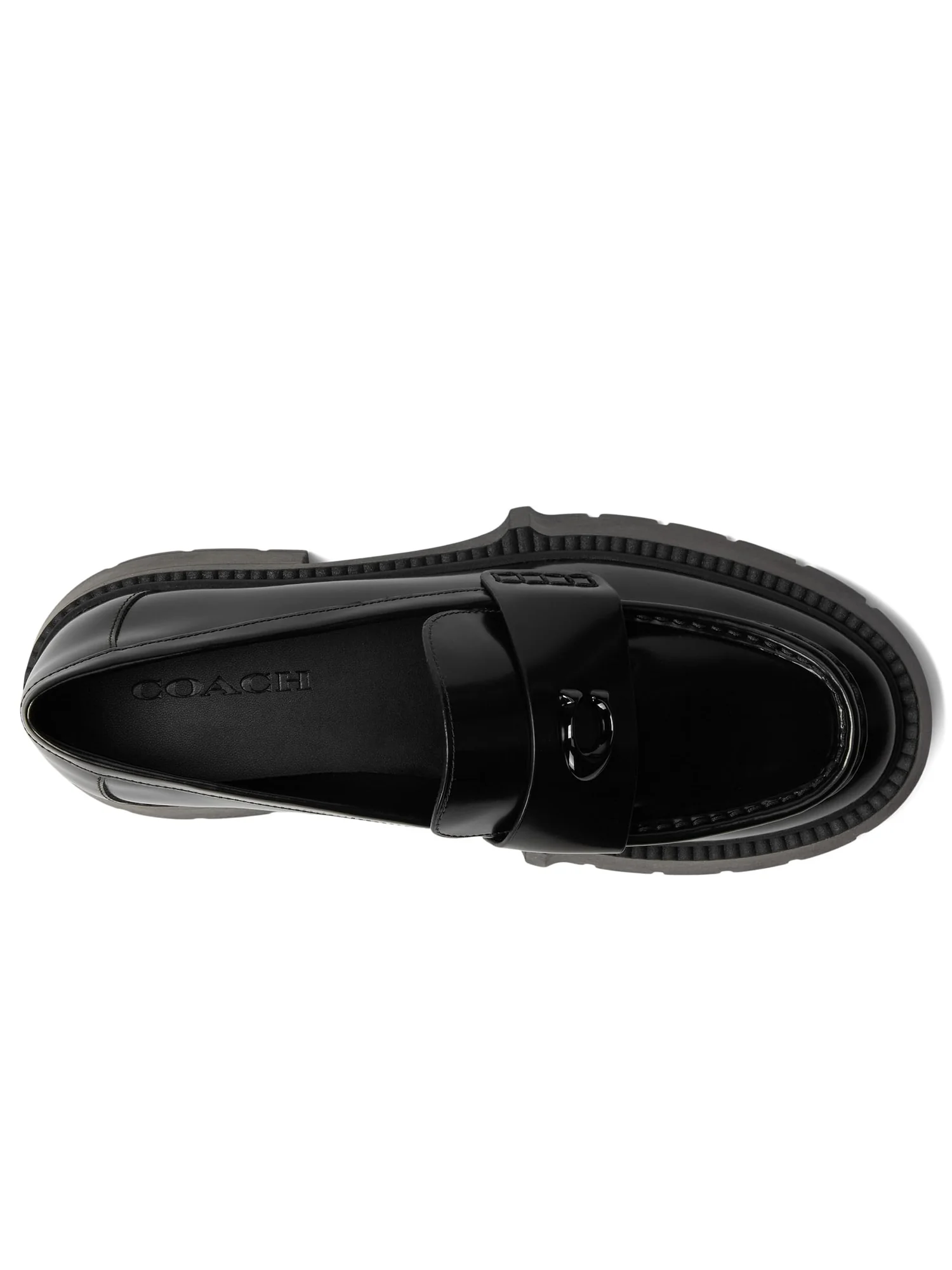 Лоферы COACH Leah Platform Loafer — изображение 2 из 7, черный
