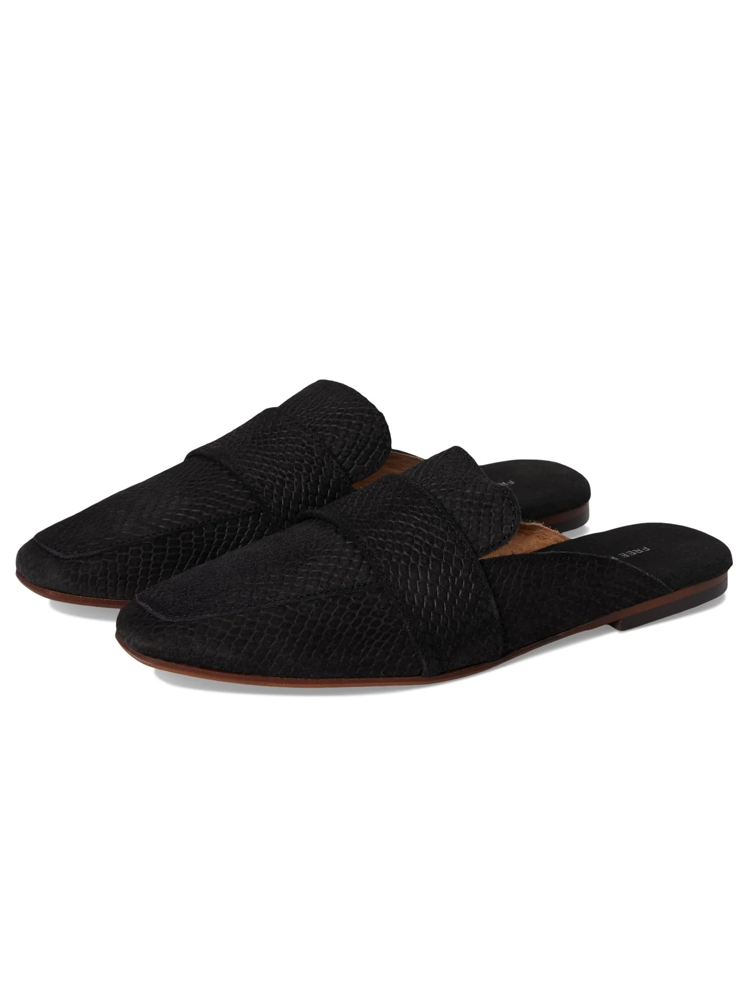 Мюли Free People At Ease Embossed Loafer — изображение 1 из 7, черный