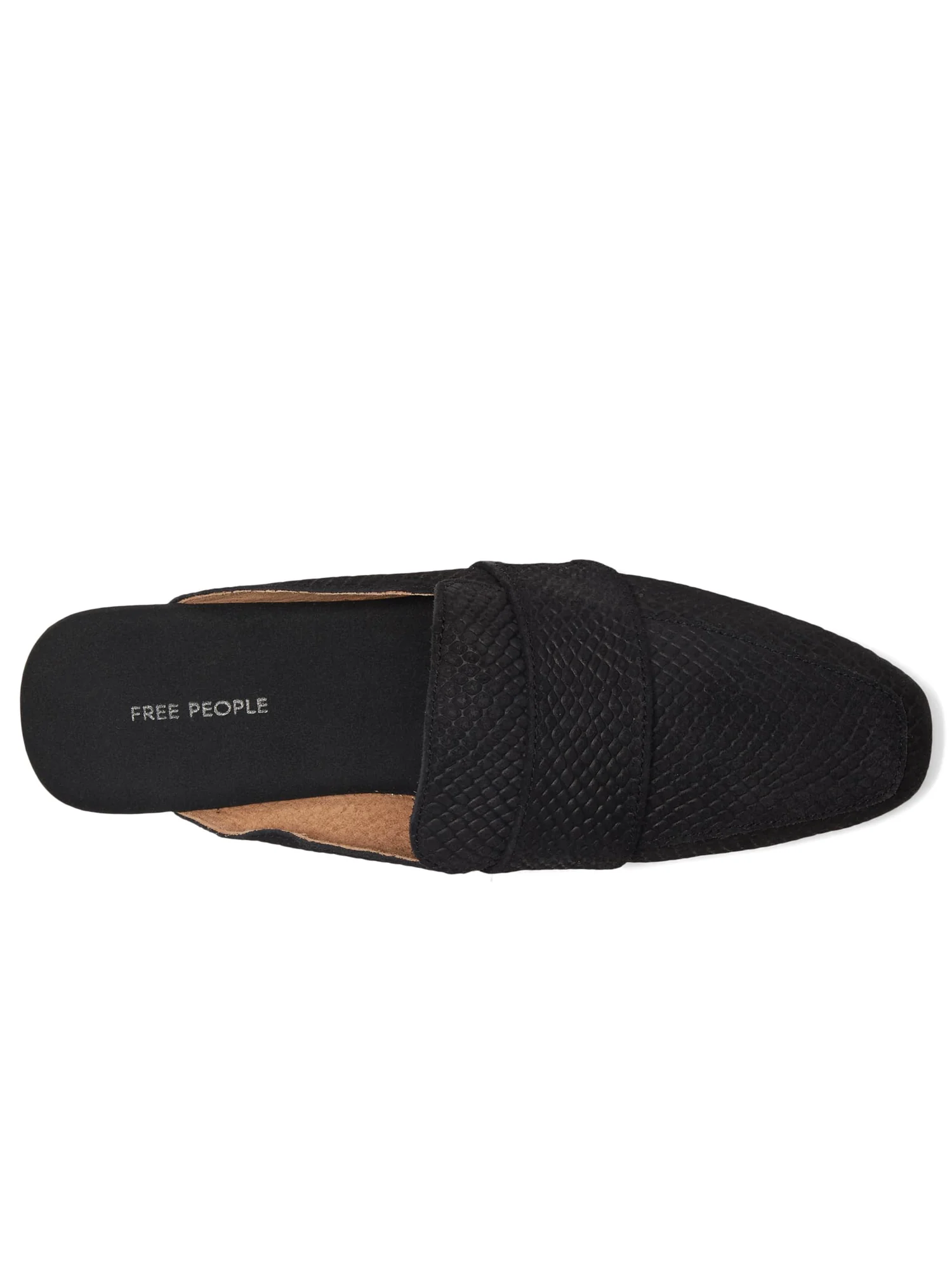 Мюли Free People At Ease Embossed Loafer — изображение 2 из 7, черный