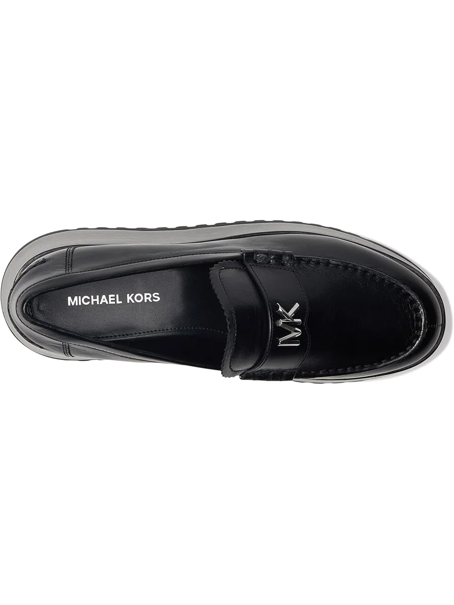 Лоферы MICHAEL Michael Kors Indy Flatform Loafer — изображение 2 из 7, черный