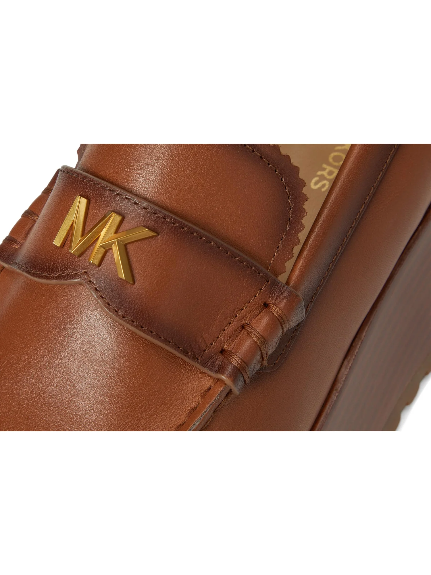 Лоферы MICHAEL Michael Kors Indy Flatform Loafer — изображение 6 из 7, коричневый