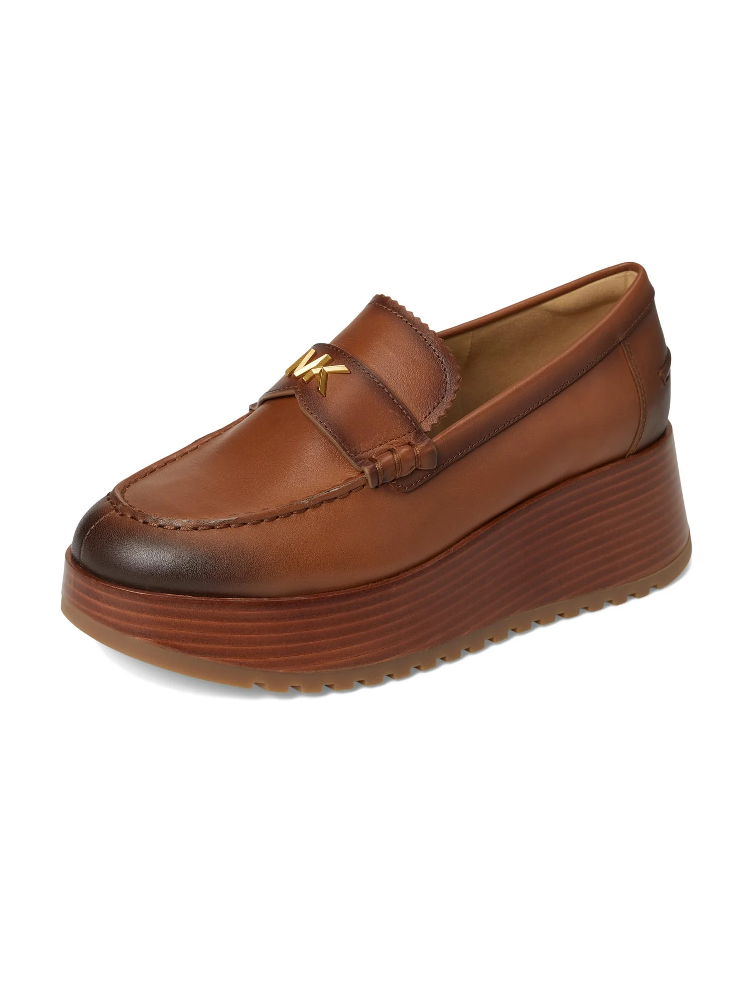 Лоферы MICHAEL Michael Kors Indy Flatform Loafer — изображение 7 из 7, коричневый