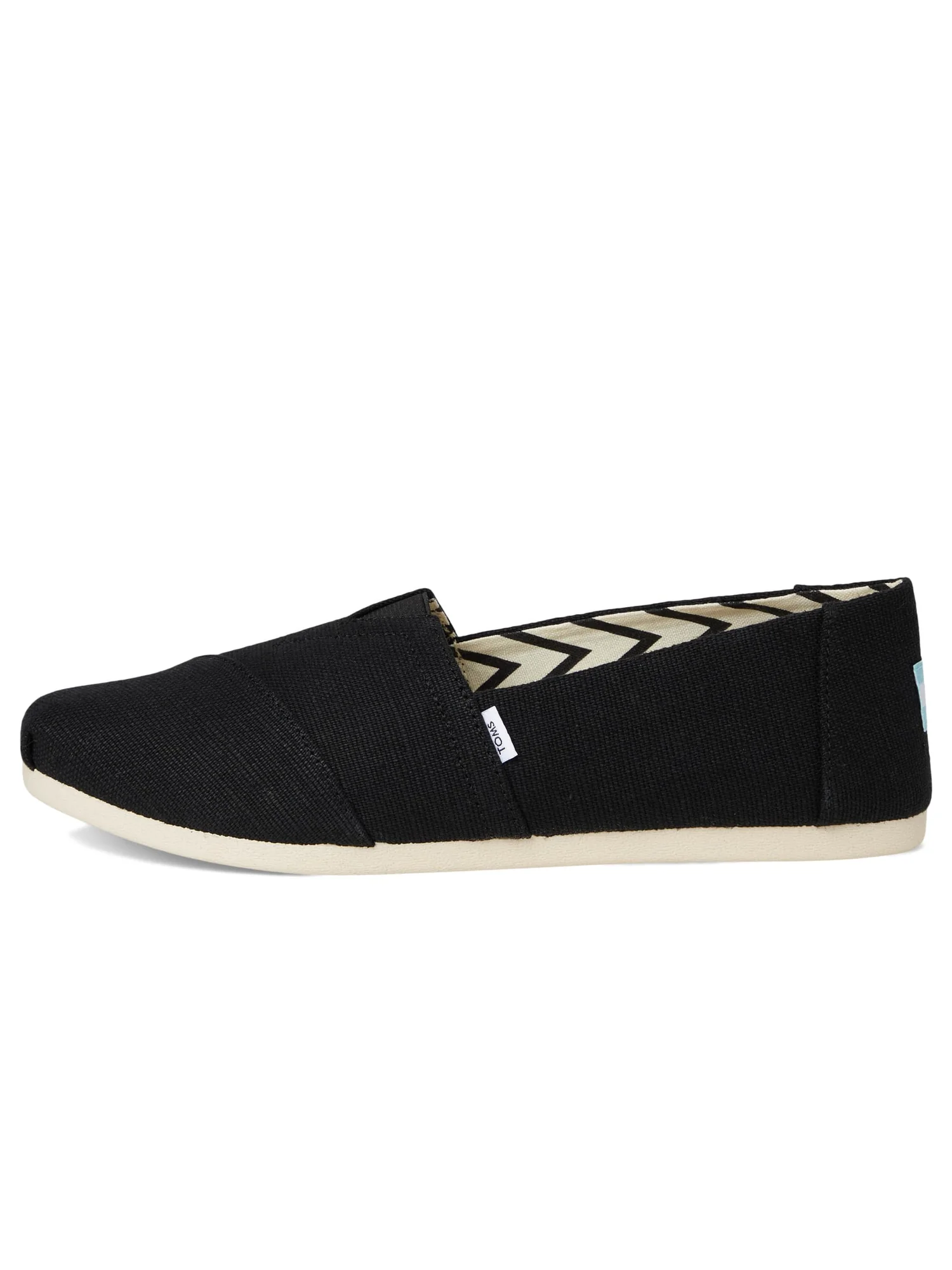 Лоферы TOMS Classic Alpargata with Heritage Canvas — изображение 4 из 7, черный/белый