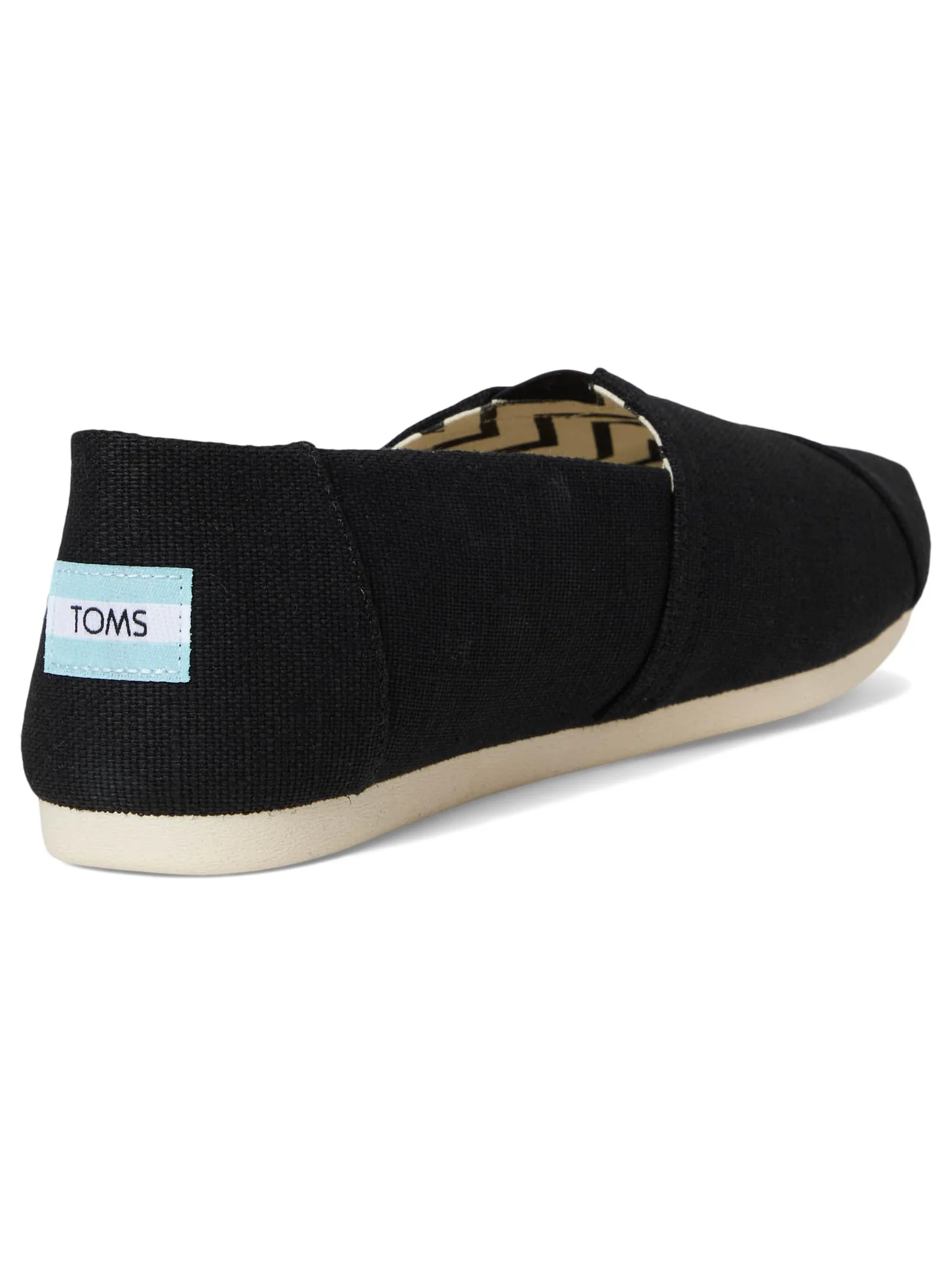 Лоферы TOMS Classic Alpargata with Heritage Canvas — изображение 5 из 7, черный/белый
