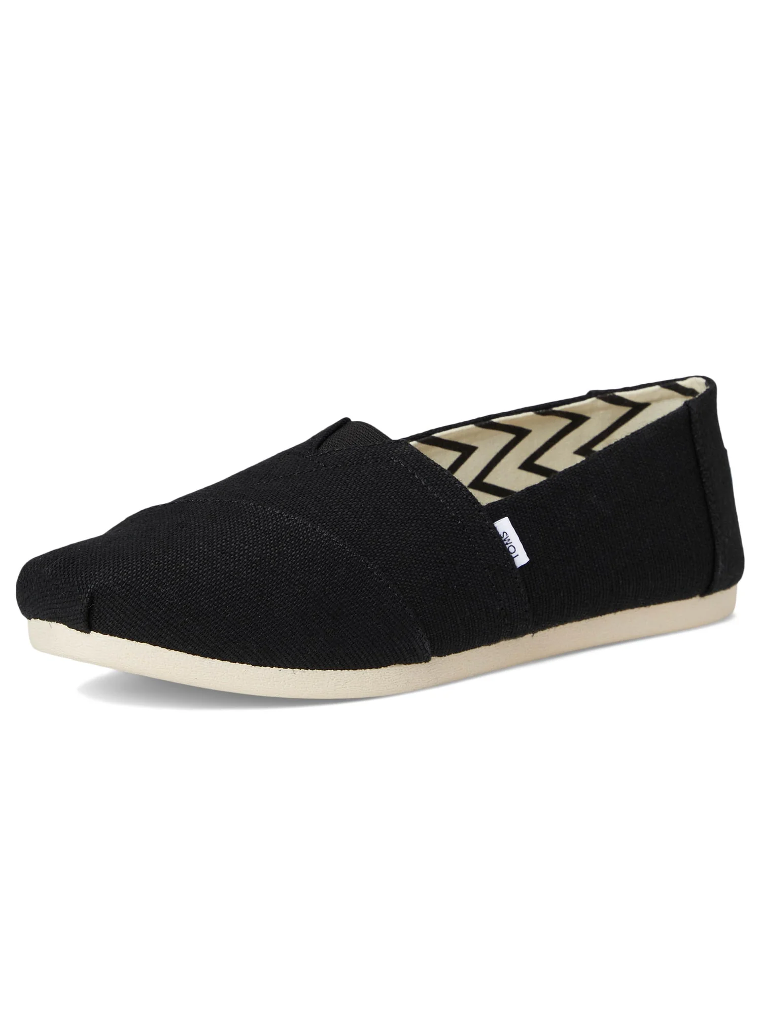 Лоферы TOMS Classic Alpargata with Heritage Canvas — изображение 7 из 7, черный/белый