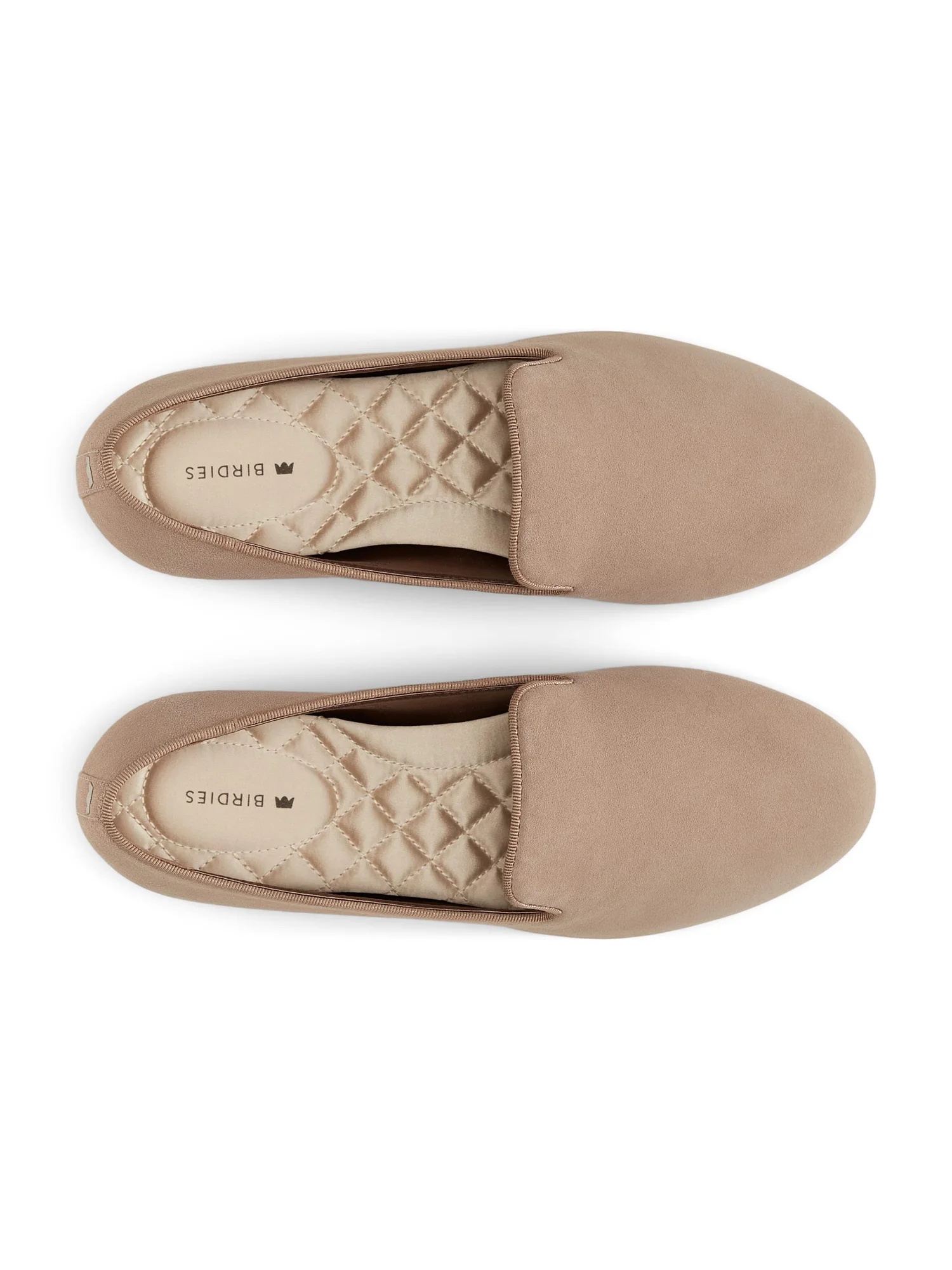 Лоферы Birdies Starling Suede Flat — изображение 2 из 7, бежевый
