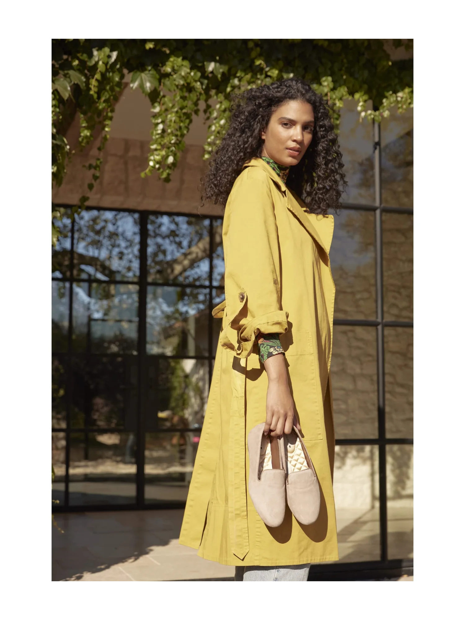 Лоферы Birdies Starling Suede Flat — изображение 7 из 7, бежевый