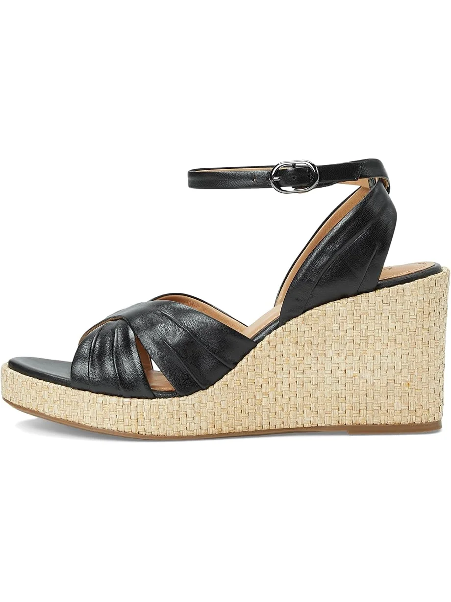 Туфли Johnston & Murphy Marcia Cross-Band Sandal — изображение 4 из 7, черный
