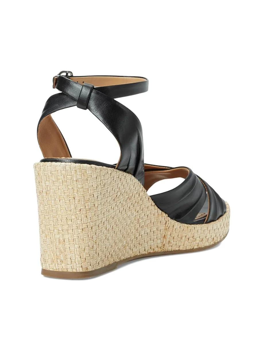 Туфли Johnston & Murphy Marcia Cross-Band Sandal — изображение 5 из 7, черный