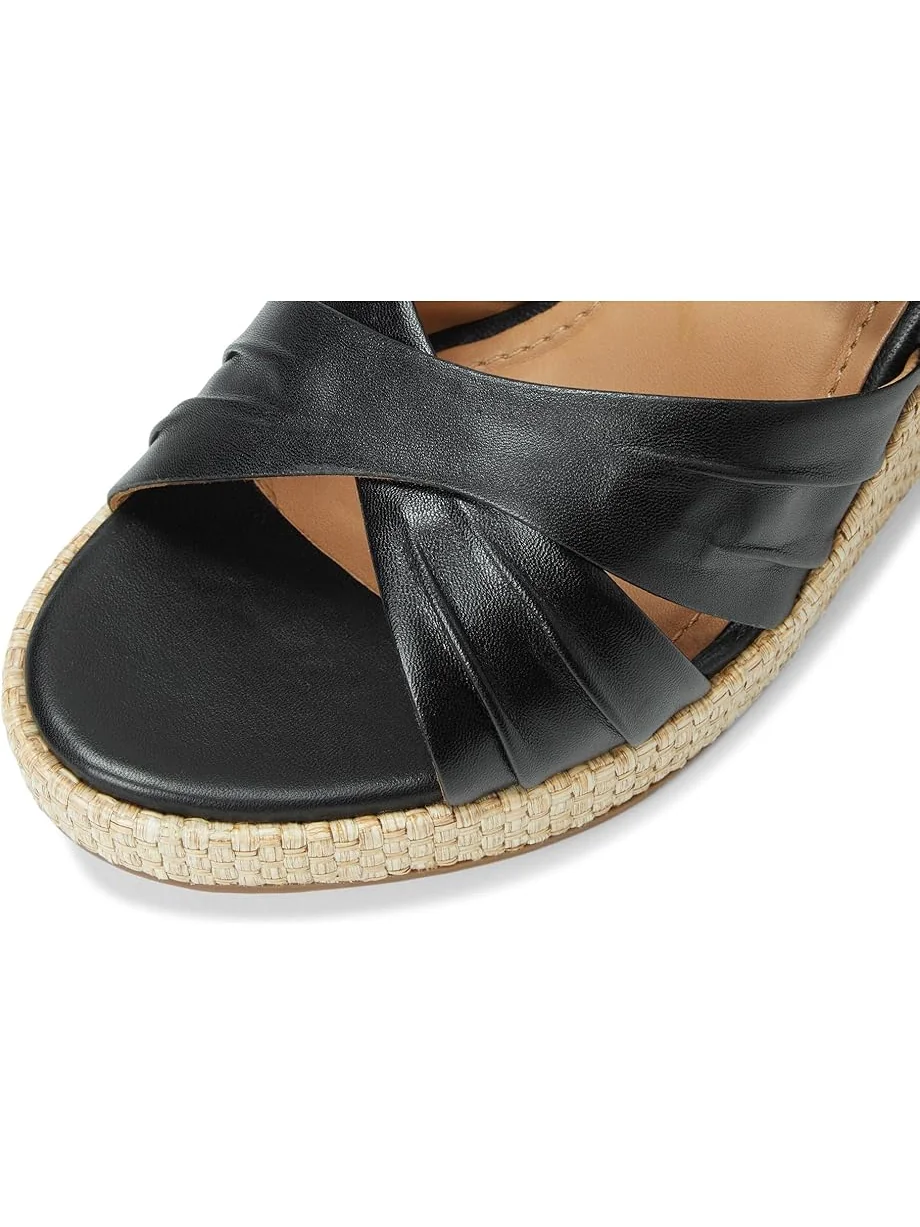 Туфли Johnston & Murphy Marcia Cross-Band Sandal — изображение 6 из 7, черный