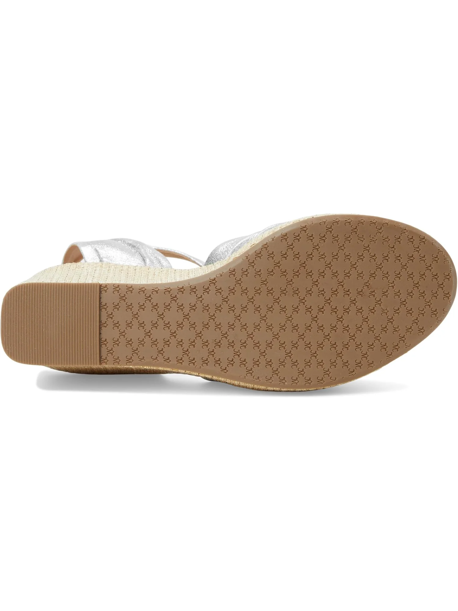 Туфли Johnston & Murphy Marcia Cross-Band Sandal — изображение 3 из 7, серебристый металлик