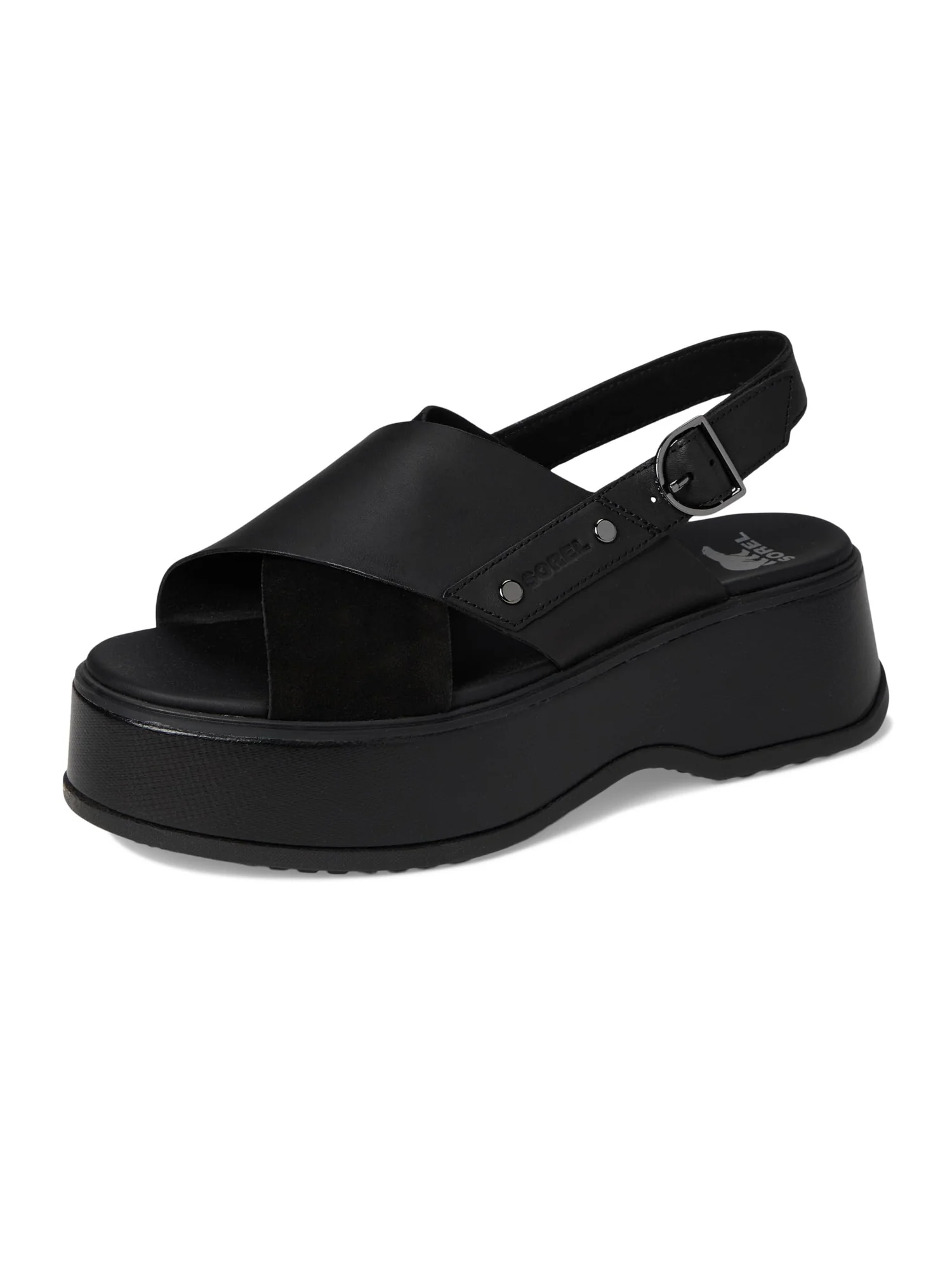Сандалии SOREL Dayspring Crisscross Sandals — изображение 7 из 7, черный