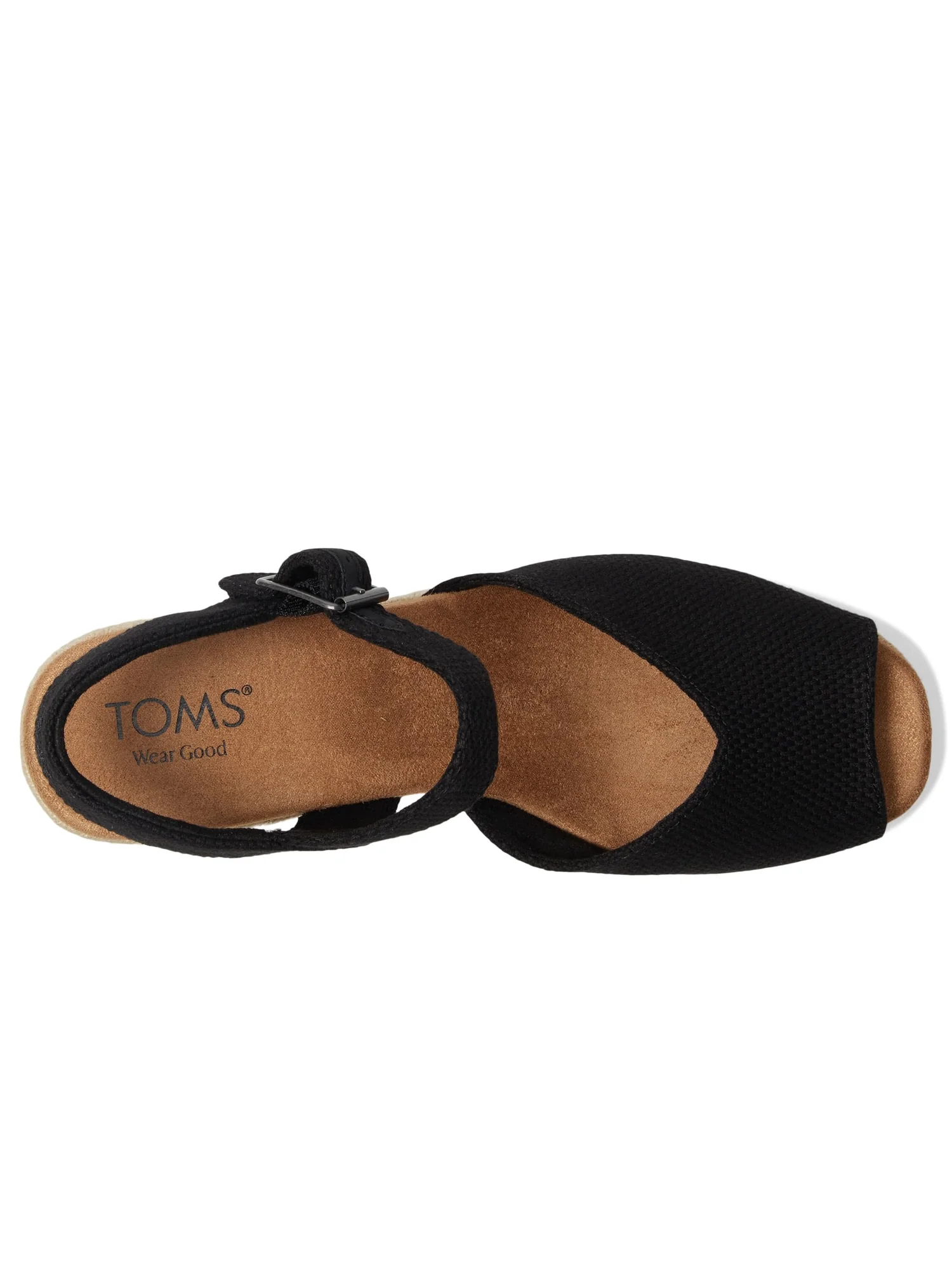 Сандалии TOMS Isla Peep Toe — изображение 2 из 7, черный