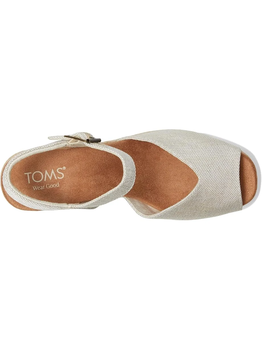 Туфли TOMS Isla Peep Toe — изображение 2 из 7, прозрачный