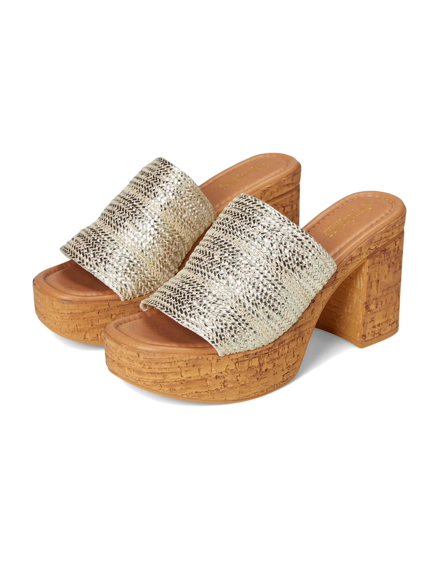 Сандалии Seychelles Applause Metallic Woven Sandal — золотистый
