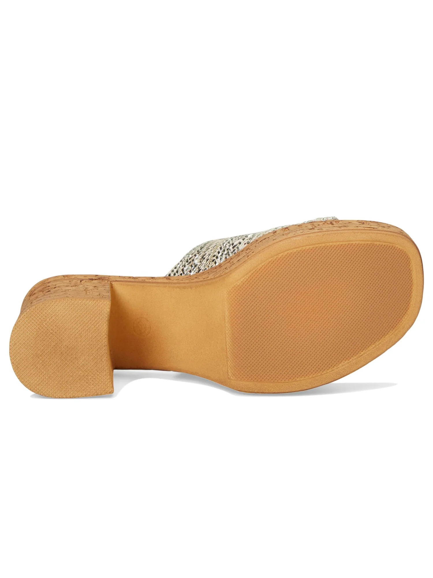 Сандалии Seychelles Applause Metallic Woven Sandal — изображение 3 из 7, светлый золотистый