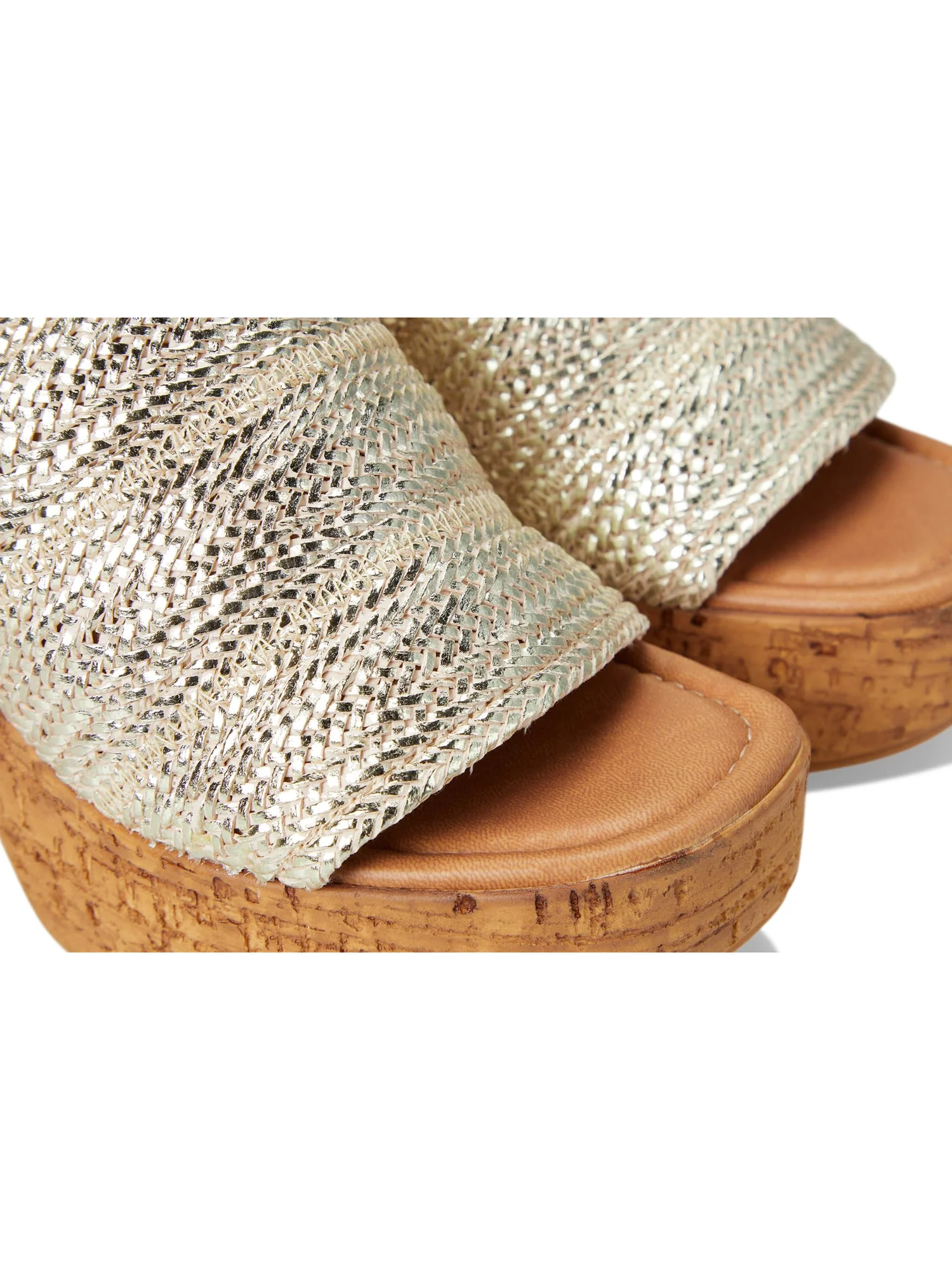 Сандалии Seychelles Applause Metallic Woven Sandal — изображение 6 из 7, светлый золотистый
