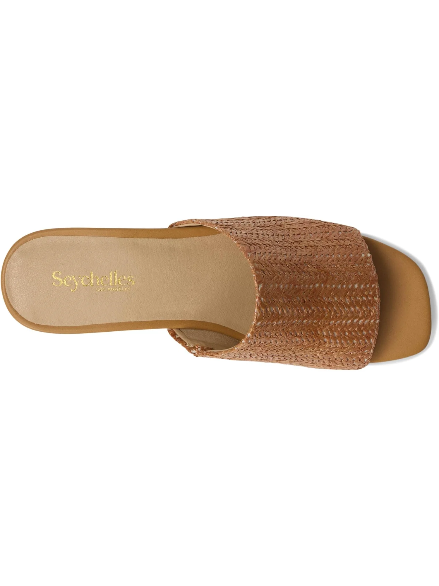 Туфли Seychelles Pepper Raffia Sandal Slide — изображение 2 из 7, желто-коричневый