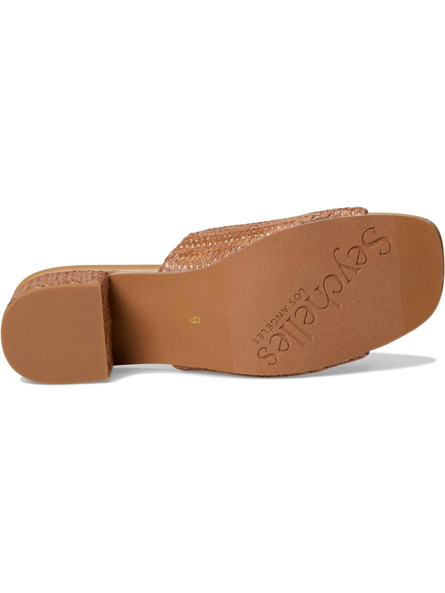 Туфли Seychelles Pepper Raffia Sandal Slide — изображение 3 из 7, желто-коричневый