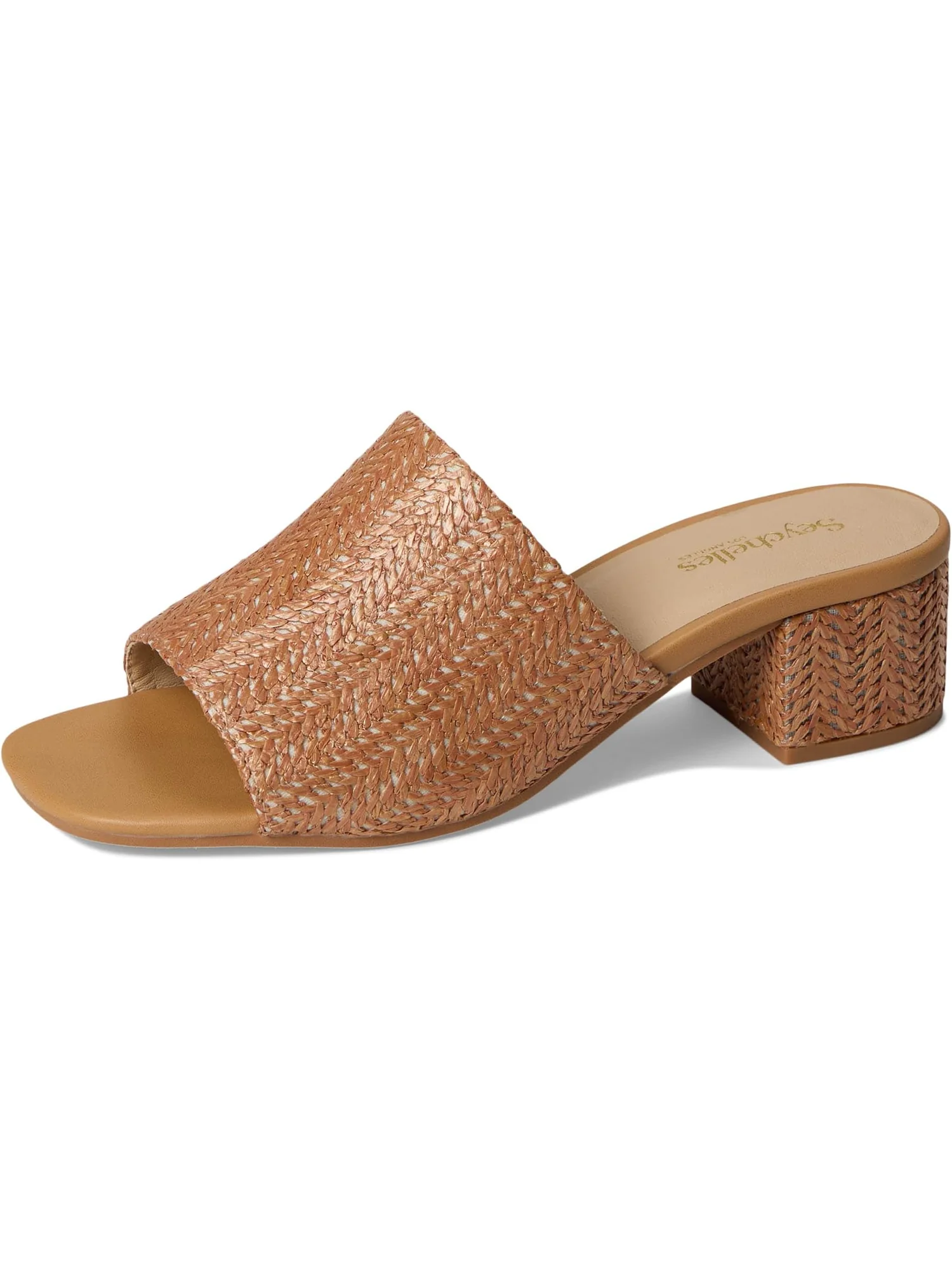 Туфли Seychelles Pepper Raffia Sandal Slide — изображение 7 из 7, желто-коричневый