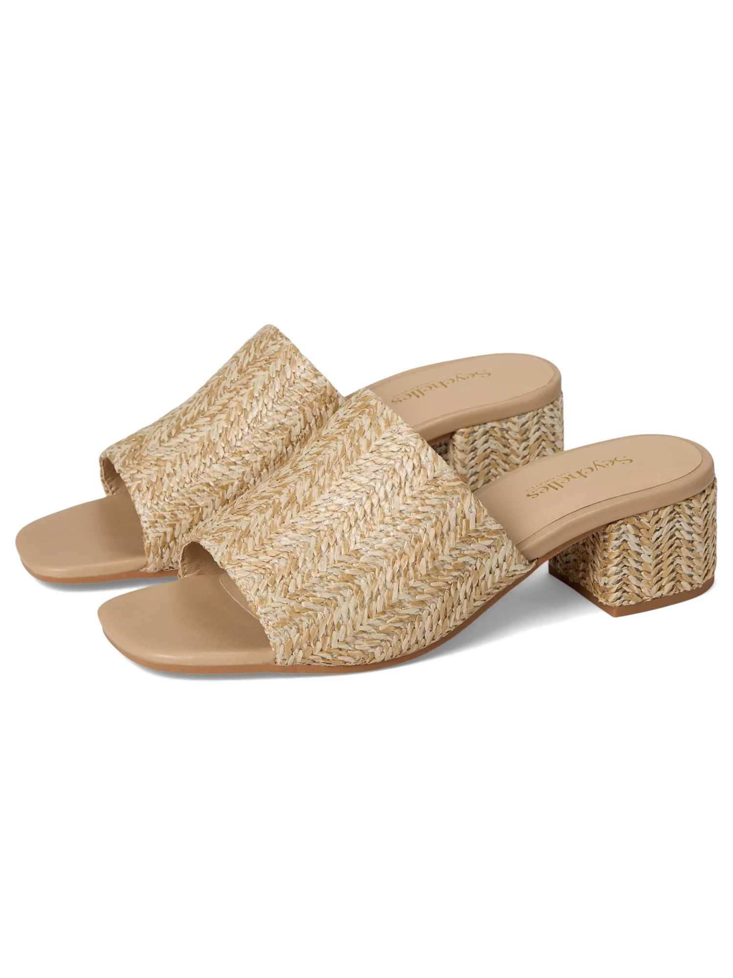 Сандалии Seychelles Pepper Raffia Sandal Slide — изображение 1 из 7, прозрачный