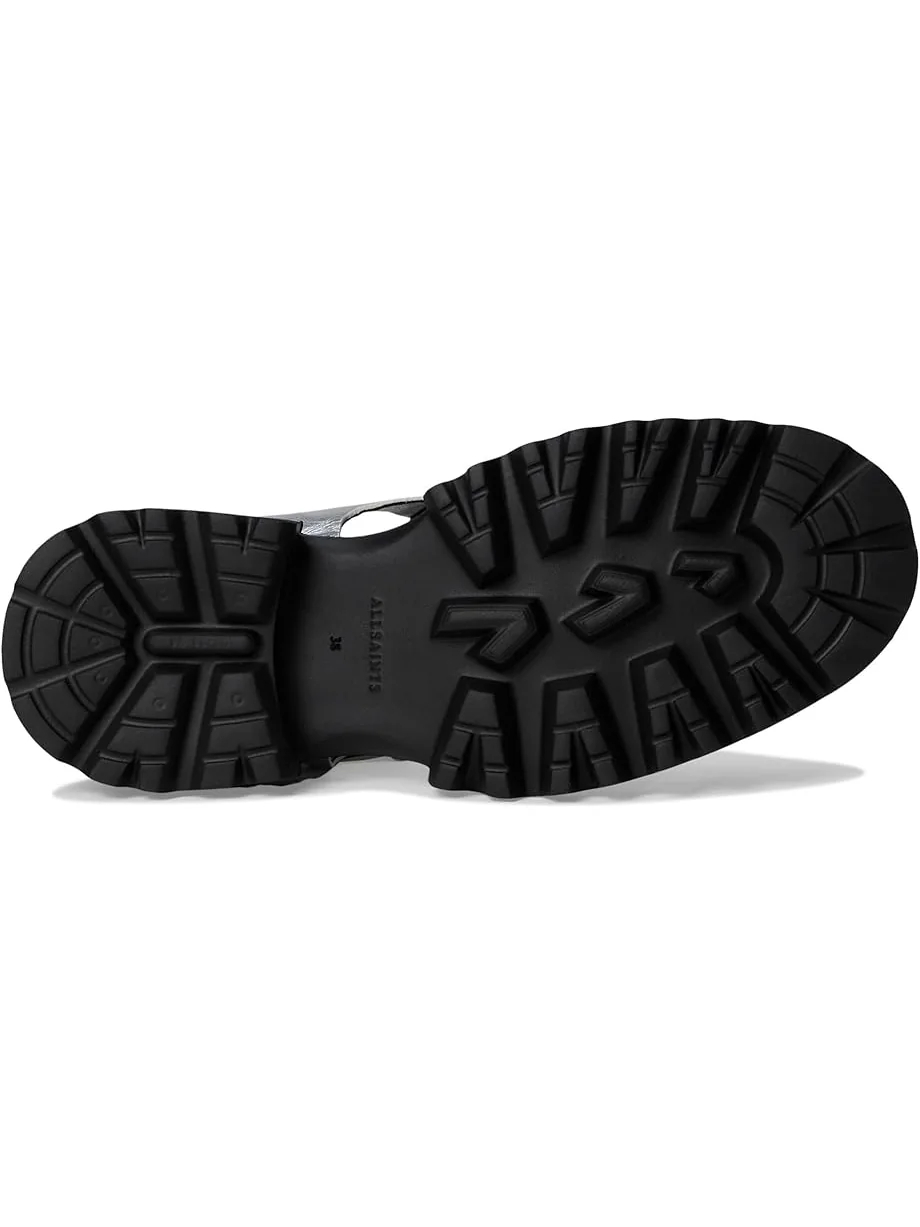 Туфли AllSaints Tess Sandal — изображение 3 из 7, серебряный