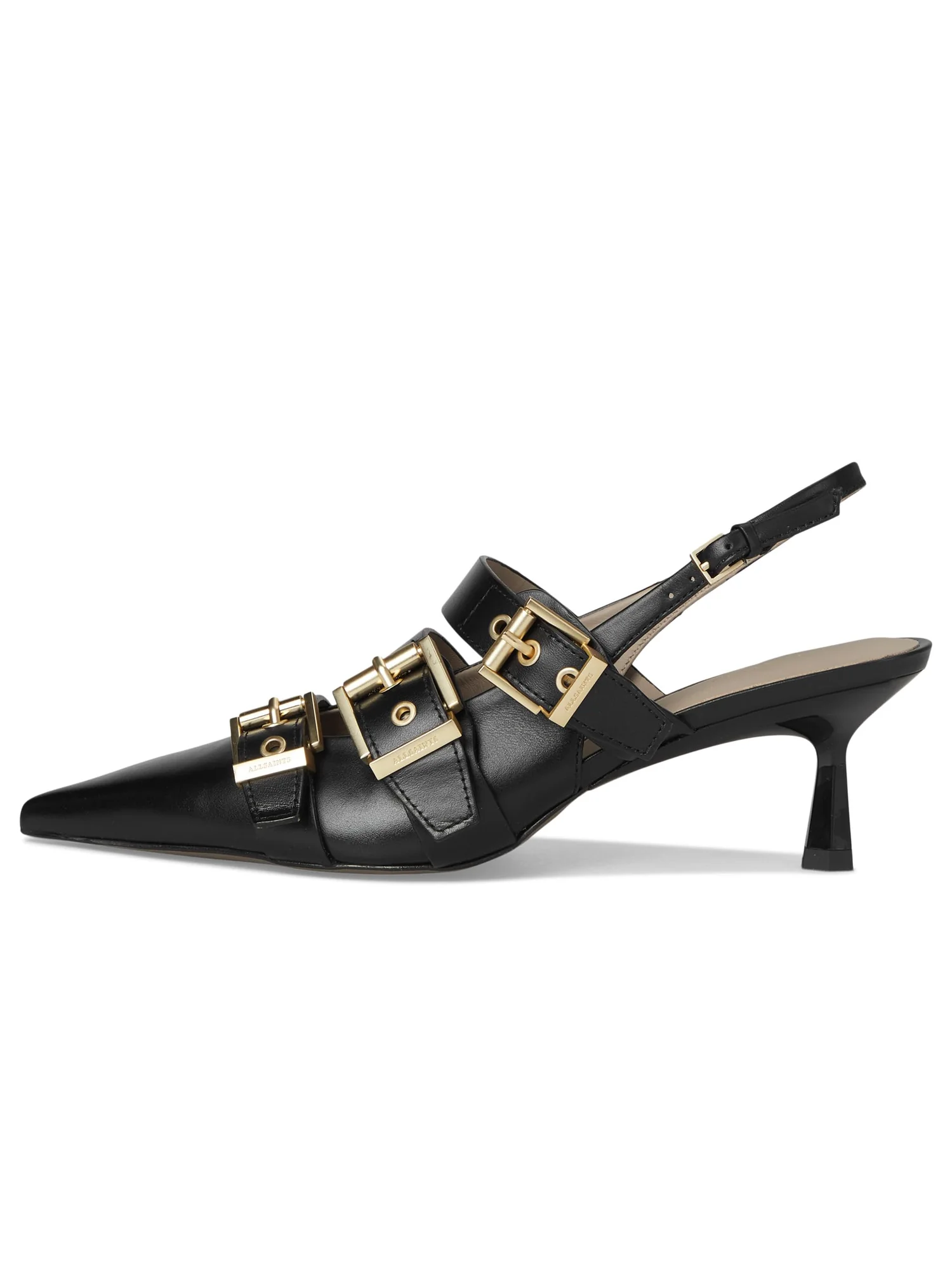 Сандалии AllSaints Vivian Slingback — изображение 4 из 7, черный